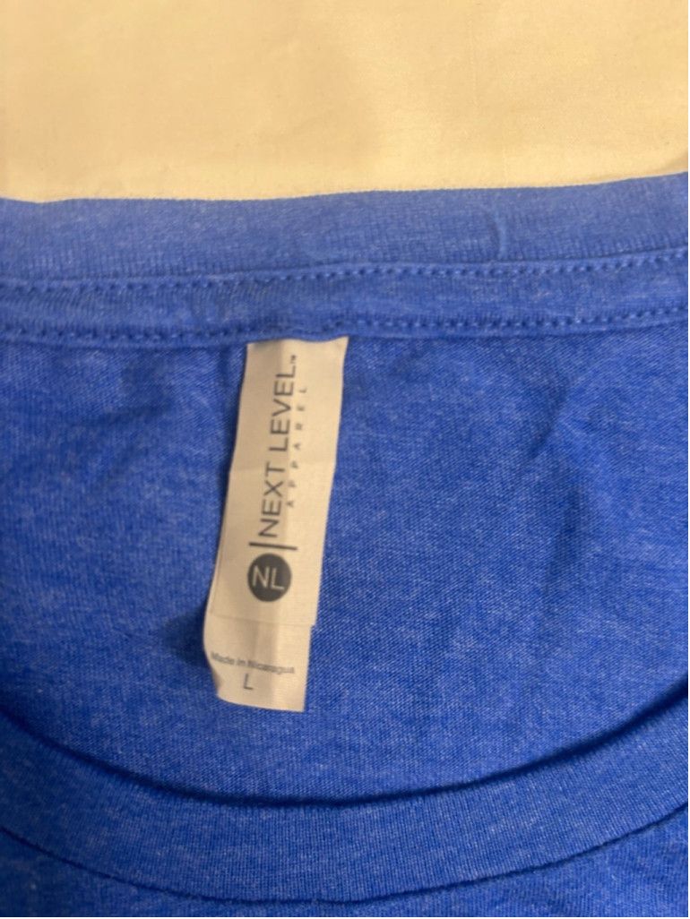 Next Level Apparel Women's Next Level Apparel T-shirt Size L Blue Size L / US 10 / IT 46 - 7 Thumbnail