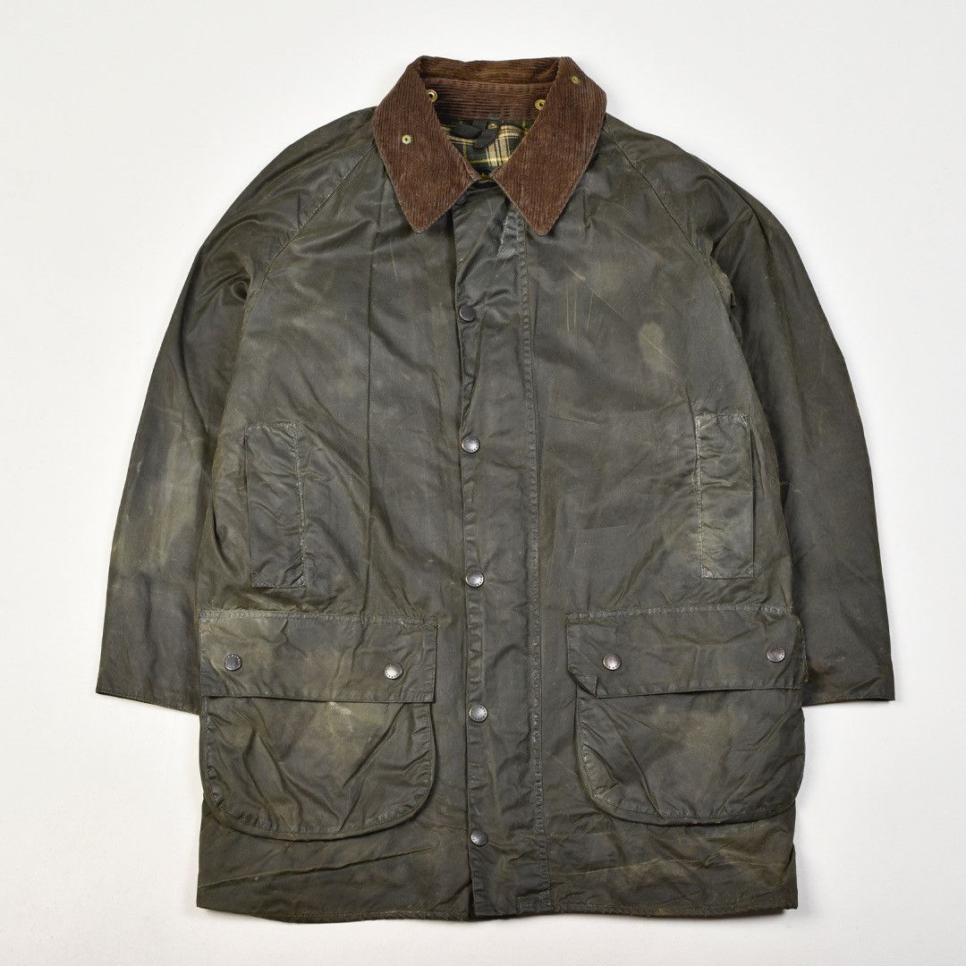 Barbour BARBOUR GAMEFAIR VINTAGE WAXED JACKET GREEN C44 | Grailed