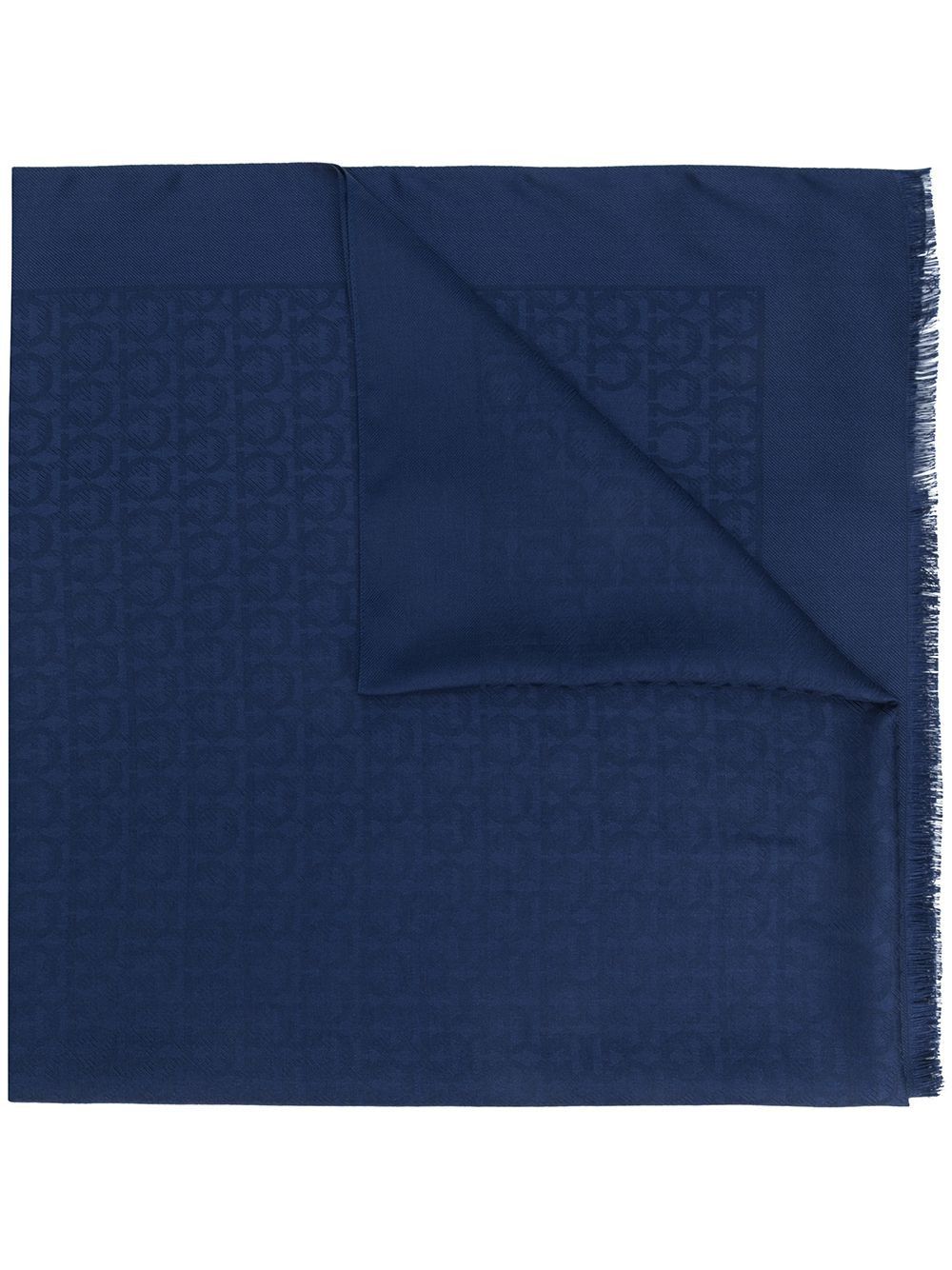 Salvatore Ferragamo GANCINI SILK AND WOOL STOLE Size ONE SIZE - 1 Thumbnail
