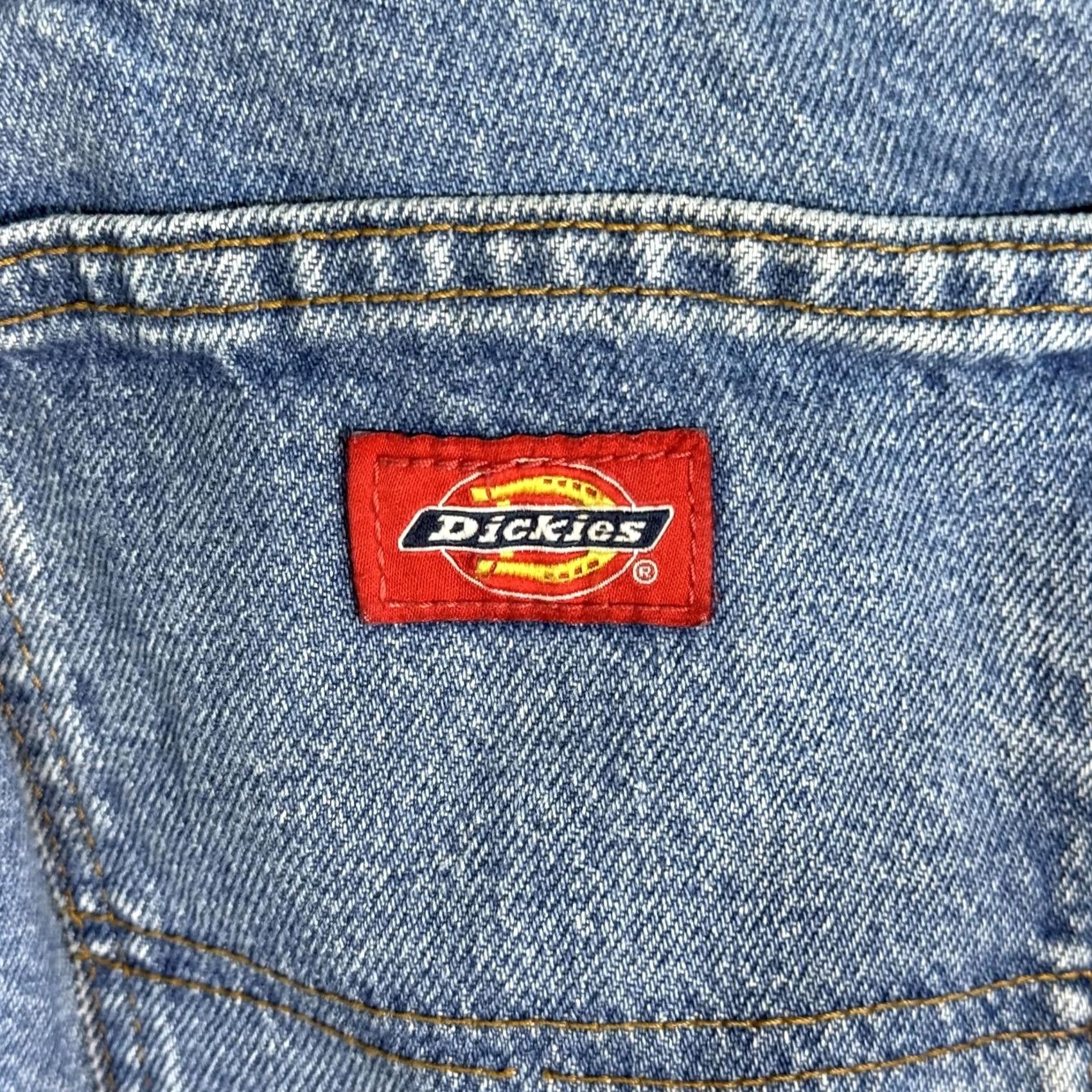 Dickies Dickies Jeans Mens 40x29 Blue Denim Relaxed Fit Straight Leg 5 Pocket Workwear Size US 40 / EU 56 - 3 Thumbnail