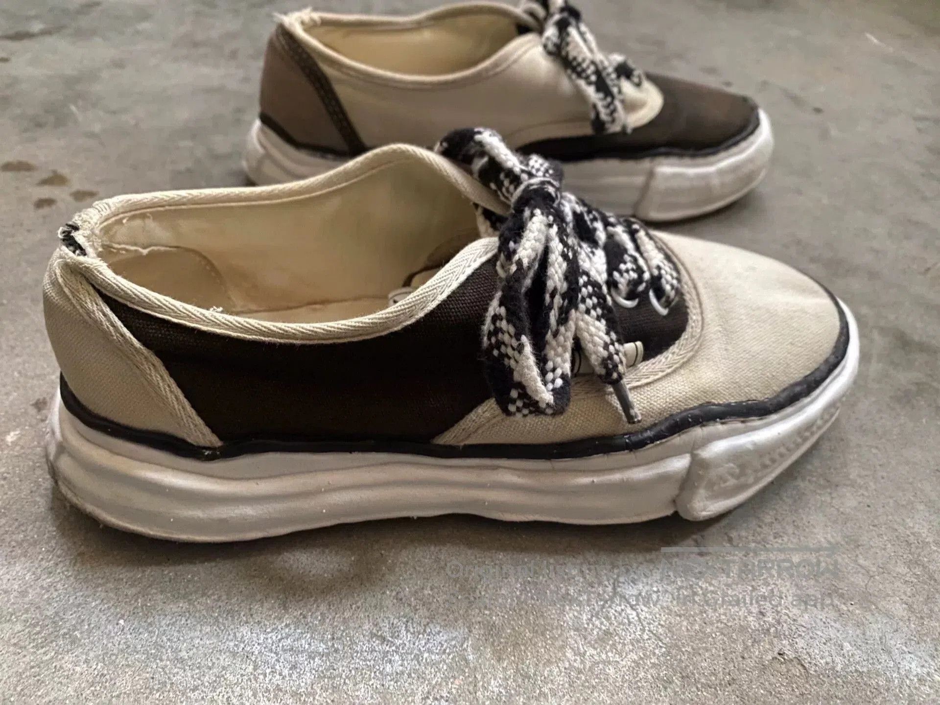 Maison MIHARA YASUHIRO Mihara Yasuhiro Converse Spliced Distressed Shoes. Size US 9 / EU 42 - 5 Thumbnail