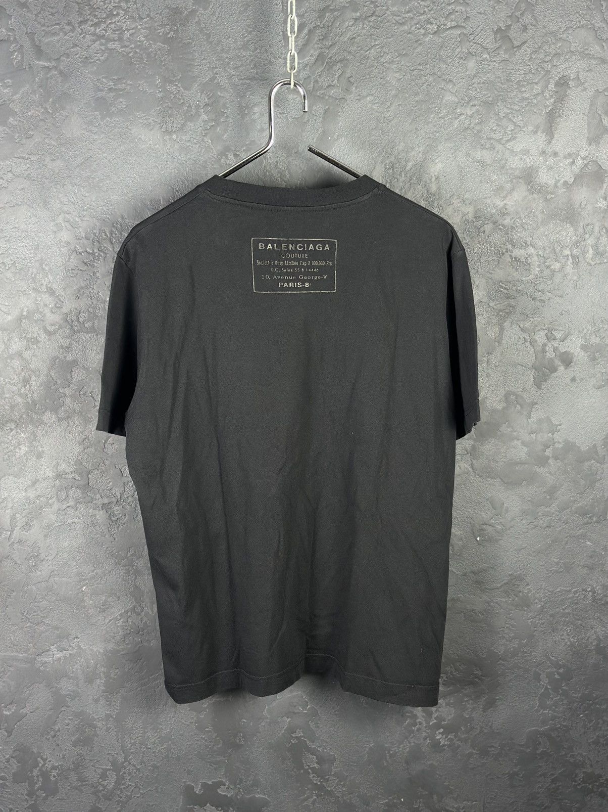 Balenciaga Balenciaga Cotton Back Logo T- Shirt BlackT-Shirts Size US XL / EU 56 / 4 - 4 Thumbnail