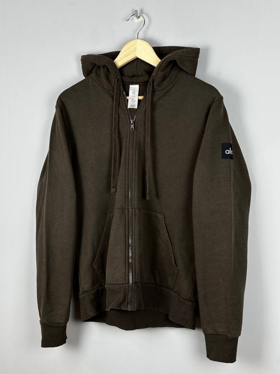 Alo Yoga ALO Yoga Baggy Brown Sport Zip Hoodie Size S Size US S / EU 44-46 / 1 - 3 Thumbnail