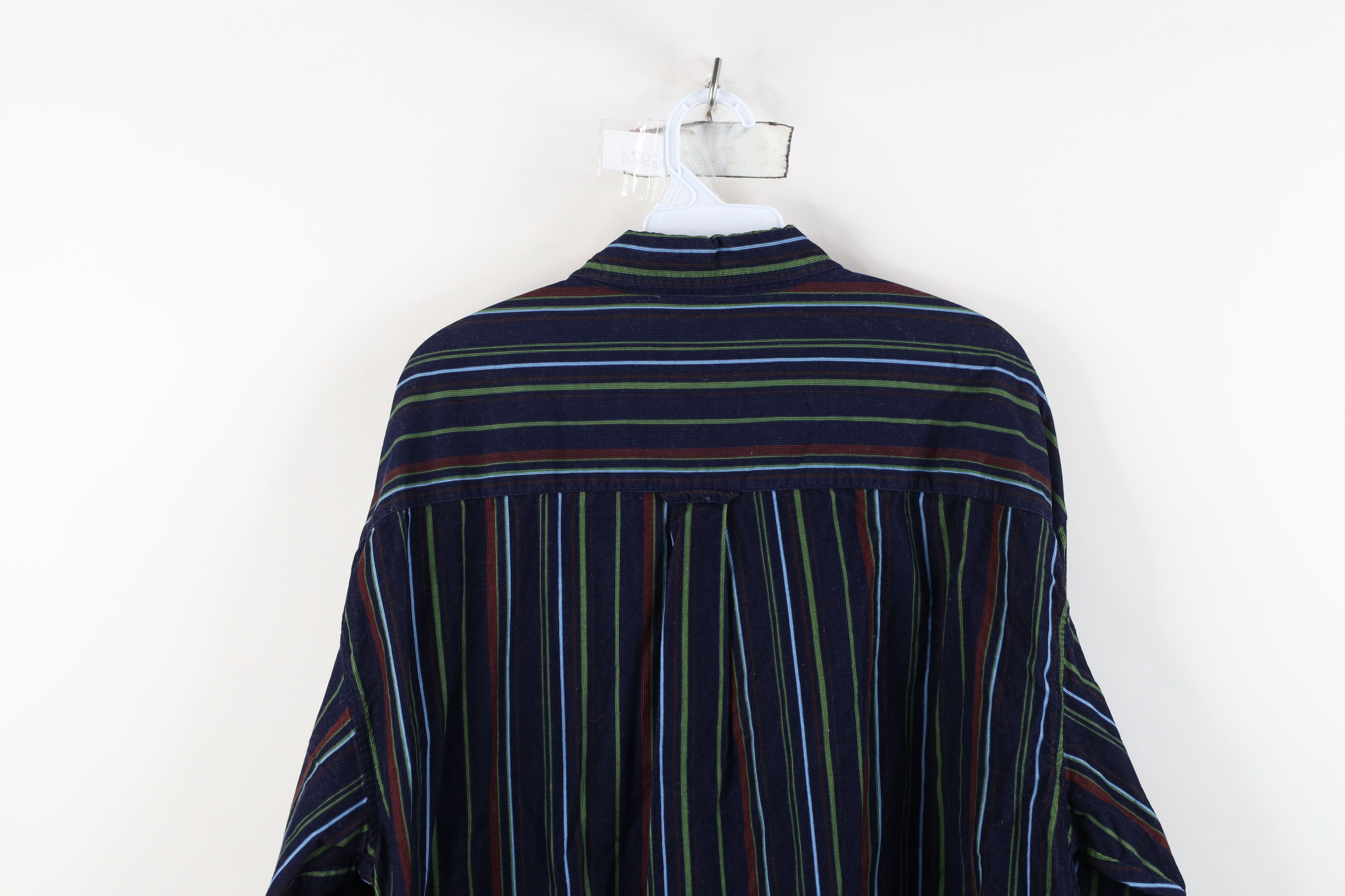 Vintage Vintage 90s Y2K Streetwear Corduroy Collared Button Shirt Size US XL / EU 56 / 4 - 11 Thumbnail