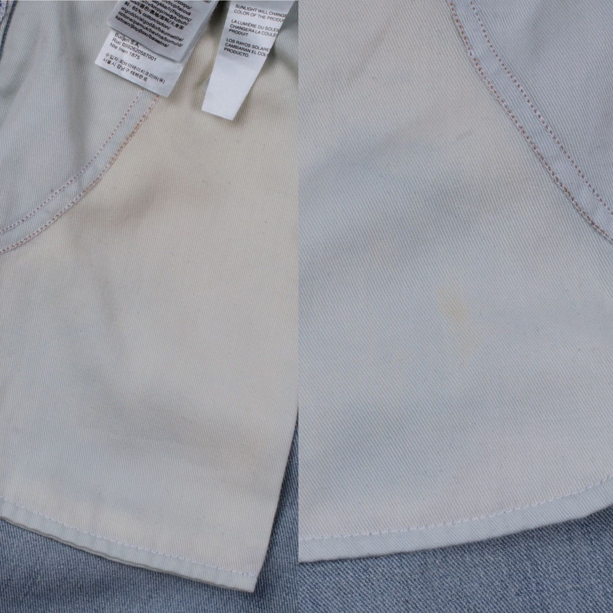Calvin Klein × Designer Calvin Klein Jeans Light Blue Slim Taper Chino Style Jeans Size US 32 / EU 48 - 21 Thumbnail