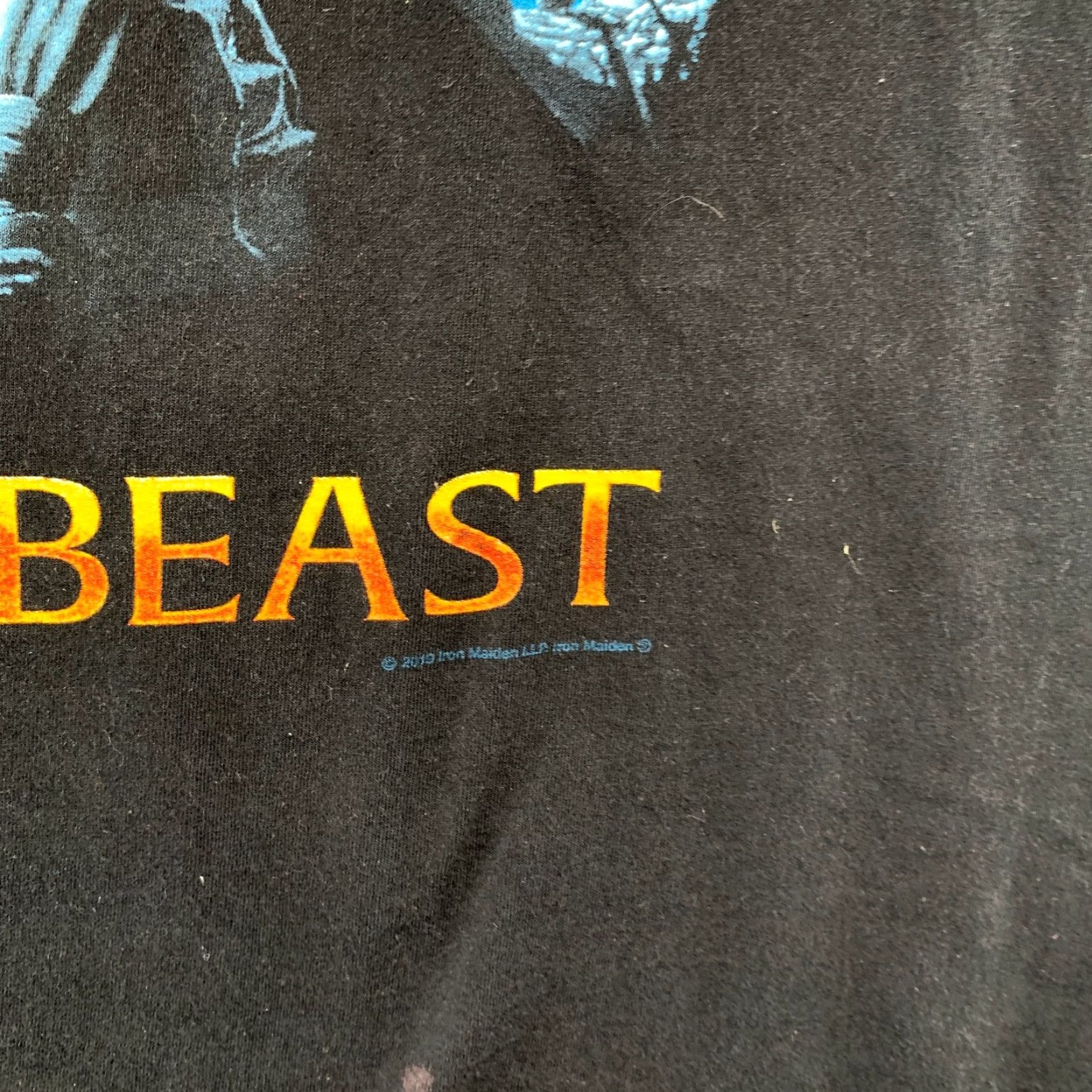 Fruit Of The Loom Iron Maiden Legacy Beast T Shirt Mens XL Black 2019 North America Tour Band Tee Size US XL / EU 56 / 4 - 7 Thumbnail