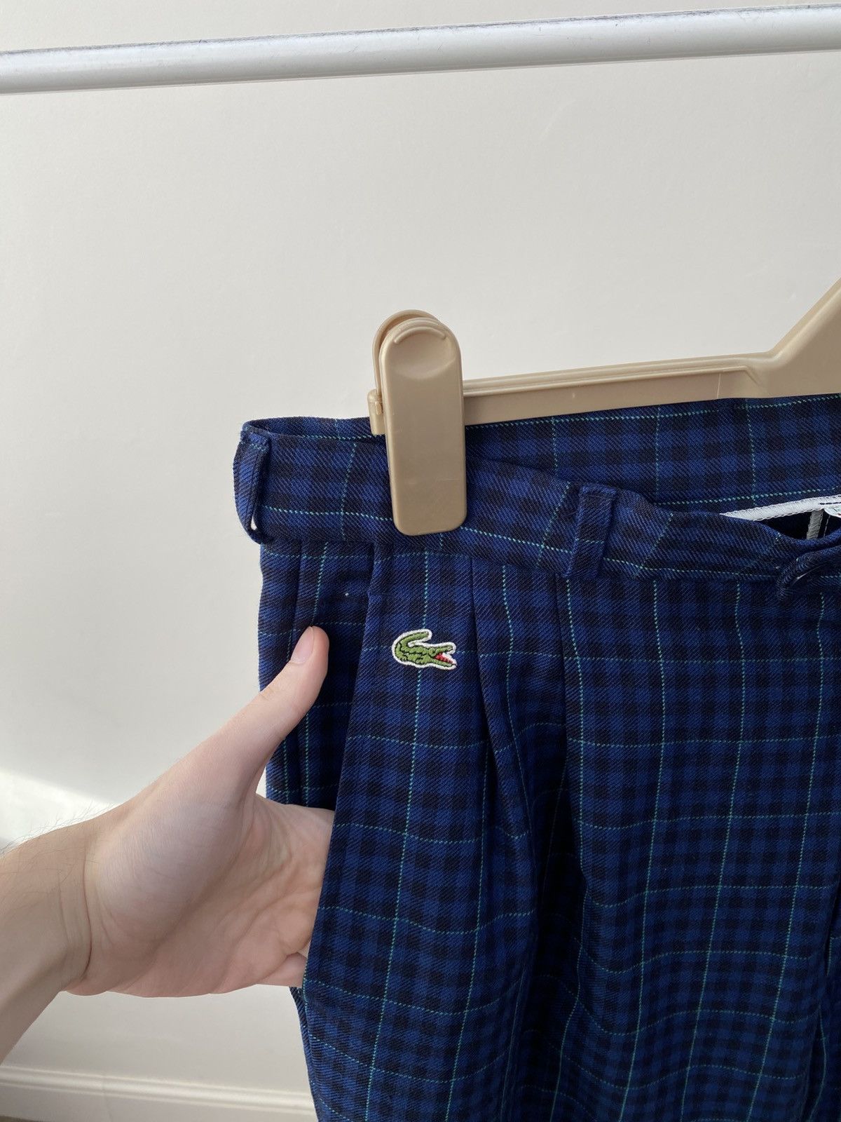 Lacoste Vintage LACOSTE Chemise Vintage Wool Plaid Checkered Pants Size US 34 / EU 50 - 6 Thumbnail