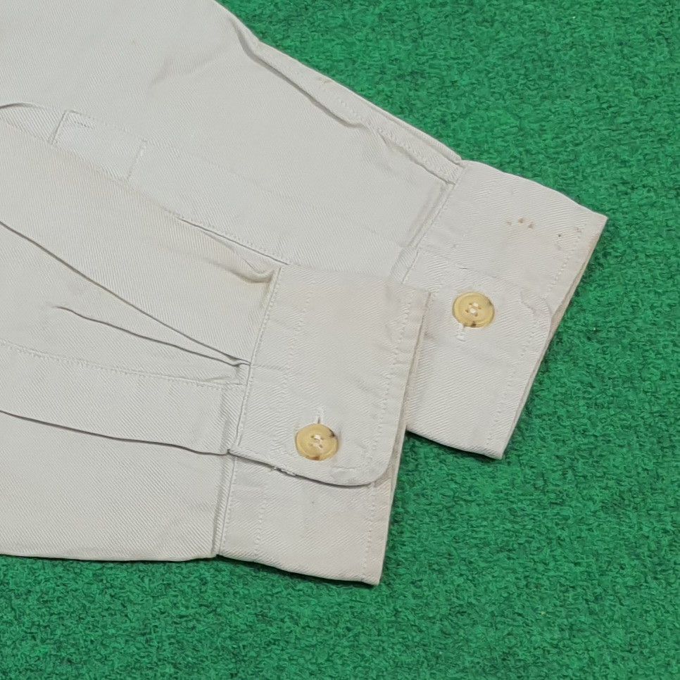 Issey Miyake Vintage 80s Issey Miyake Twill Military Style Shirt C299N75 Size US L / EU 52-54 / 3 - 6 Thumbnail