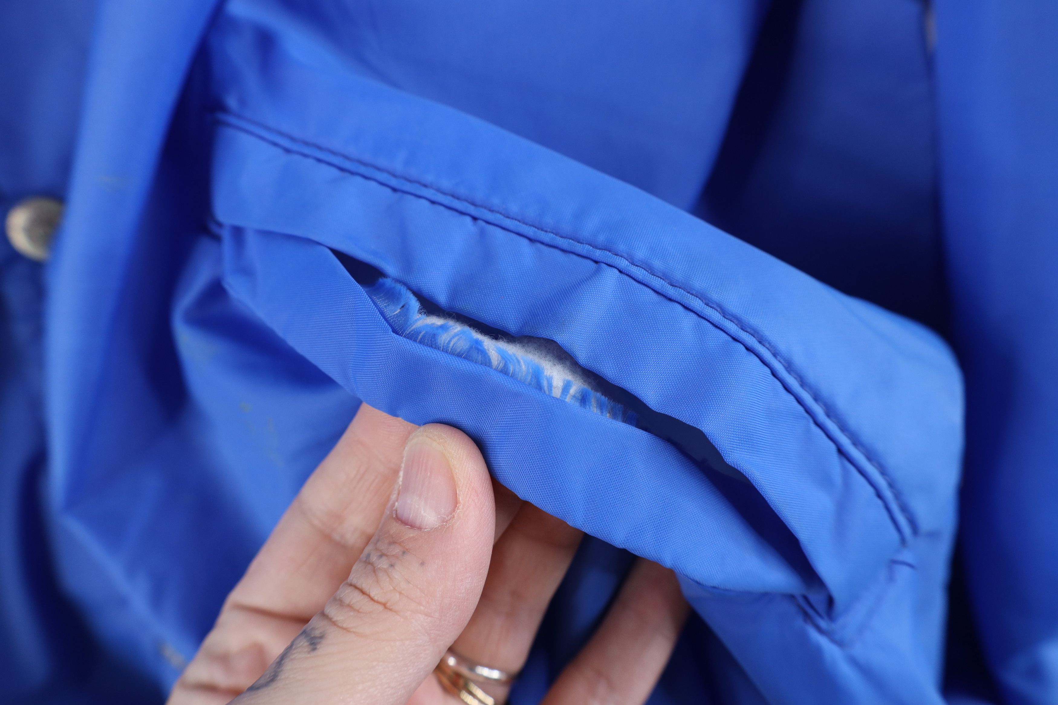 Vintage Vintage 70s Streetwear Coaches Windbreaker Jacket Blue USA Size US L / EU 52-54 / 3 - 9 Thumbnail