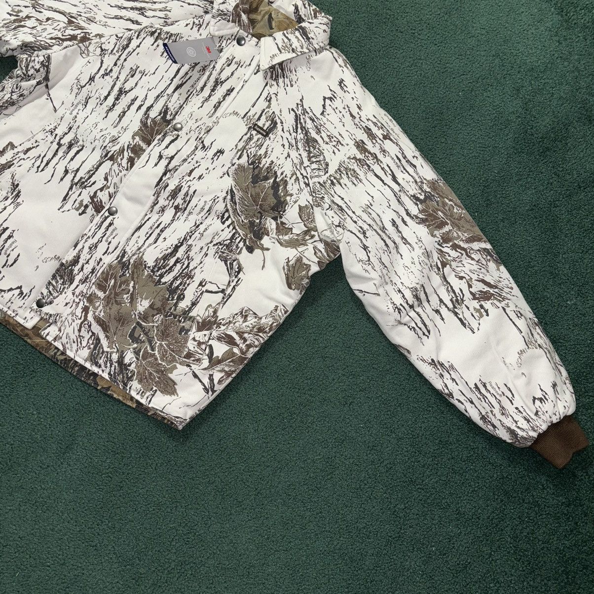 Supreme Supreme RealTree Reversible Quilted Work Jacket Snow Camo Size US S / EU 44-46 / 1 - 5 Thumbnail