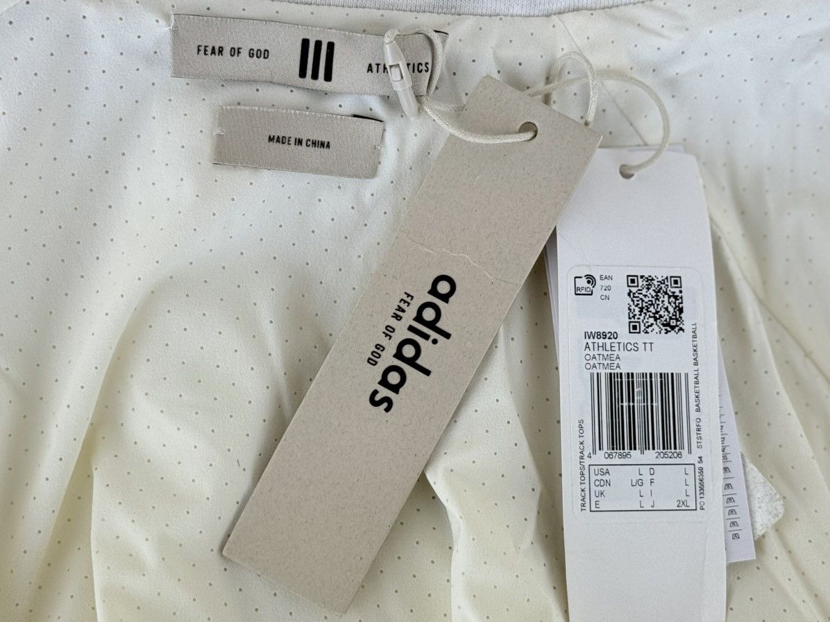 Adidas × Fear of God Adidas Fear of God Men's Fleece Track Jacket Size US L / EU 52-54 / 3 - 13 Thumbnail