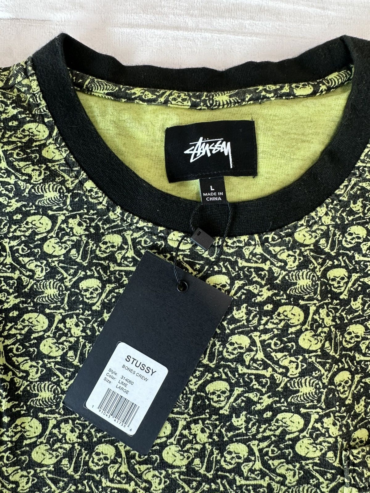 Stussy Stussy Vintage Bones Crew T-shirt Size US L / EU 52-54 / 3 - 3 Thumbnail