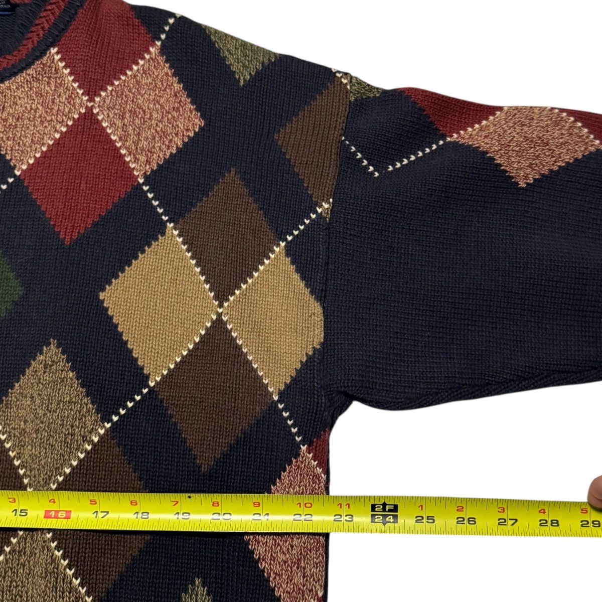Vintage Vintage Woods & Gray Argyle Diamond Sweater Men's Large Size US L / EU 52-54 / 3 - 5 Thumbnail