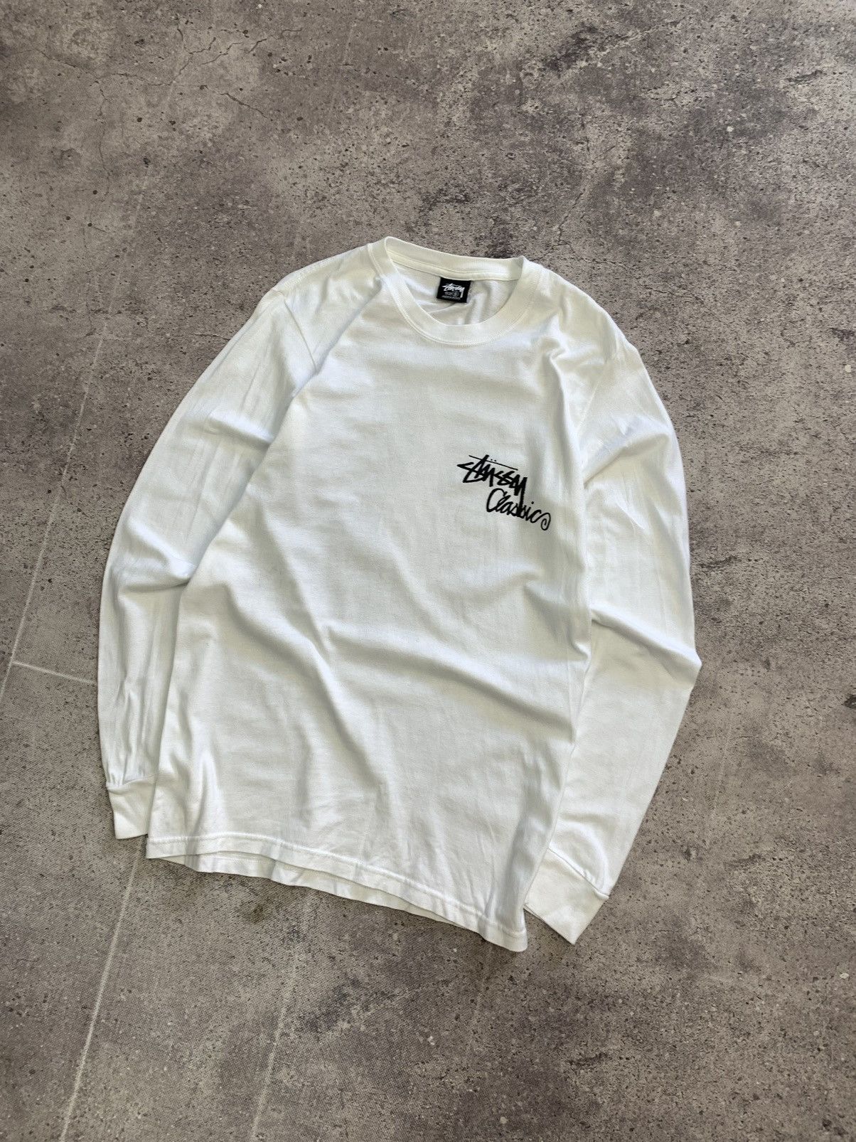 Japanese Brand × Stussy × Vintage Vintage Stussy Longsleeve Y2K streetwear sk8 faded tee Size US S / EU 44-46 / 1 - 4 Thumbnail