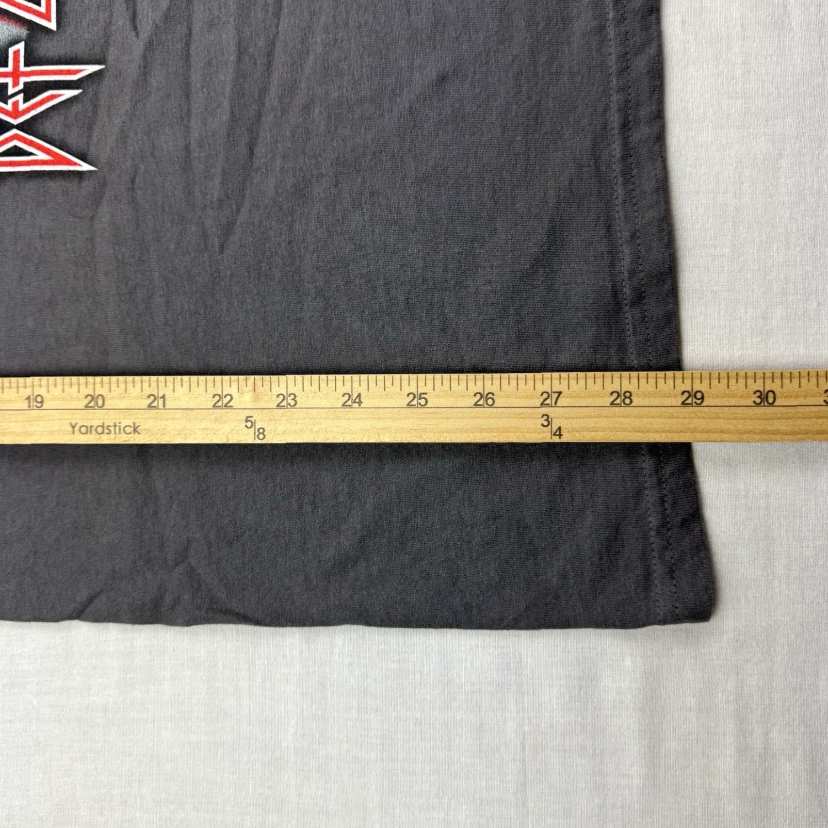 Anvil VINTAGE Def Leppard T Shirt Men Large Gray Graphic Band Tee 90s Rock N Roll Concert Tee Size US L / EU 52-54 / 3 - 6 Thumbnail