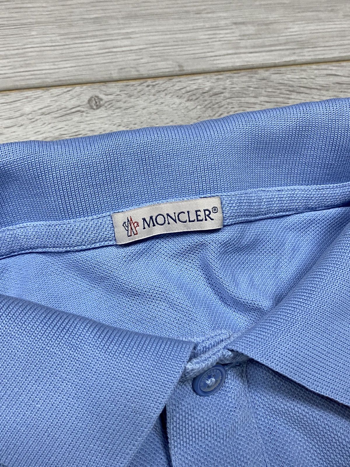 Moncler Moncler vintage big logo polo Manica Corta Size US M / EU 48-50 / 2 - 8 Thumbnail