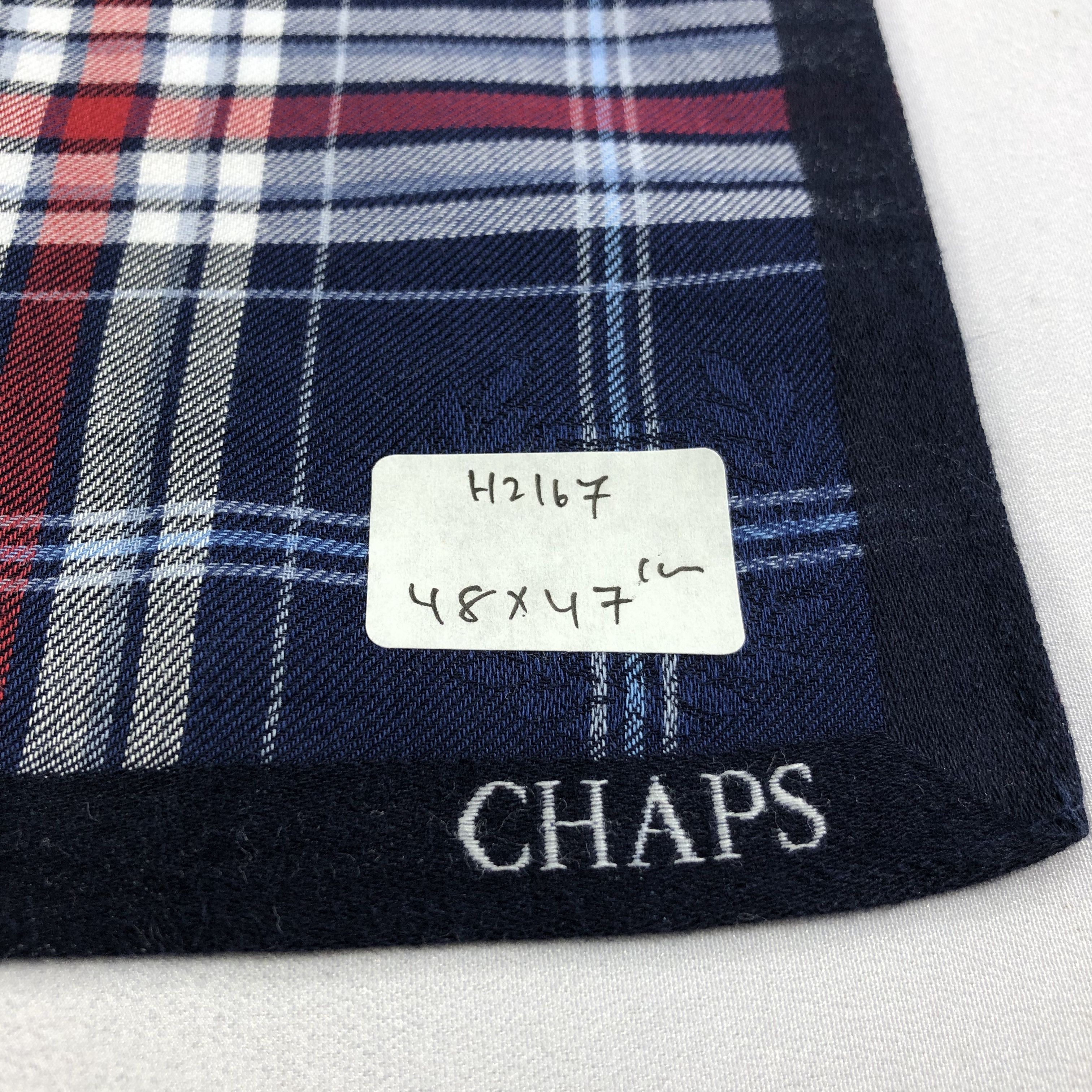 Chaps × Vintage Chaps Tartan Handkerchief Neckerchief Bandana H2167 Size ONE SIZE - 6 Thumbnail
