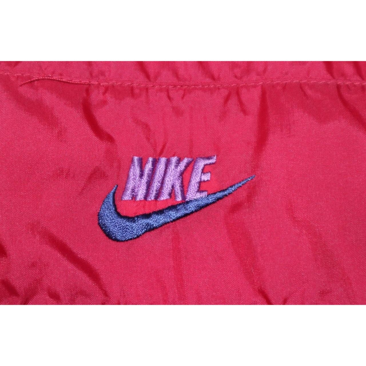 Nike Vintage 90s Nike Tag Neon Half Zip Pullover Windbreaker L Size US L / EU 52-54 / 3 - 4 Thumbnail