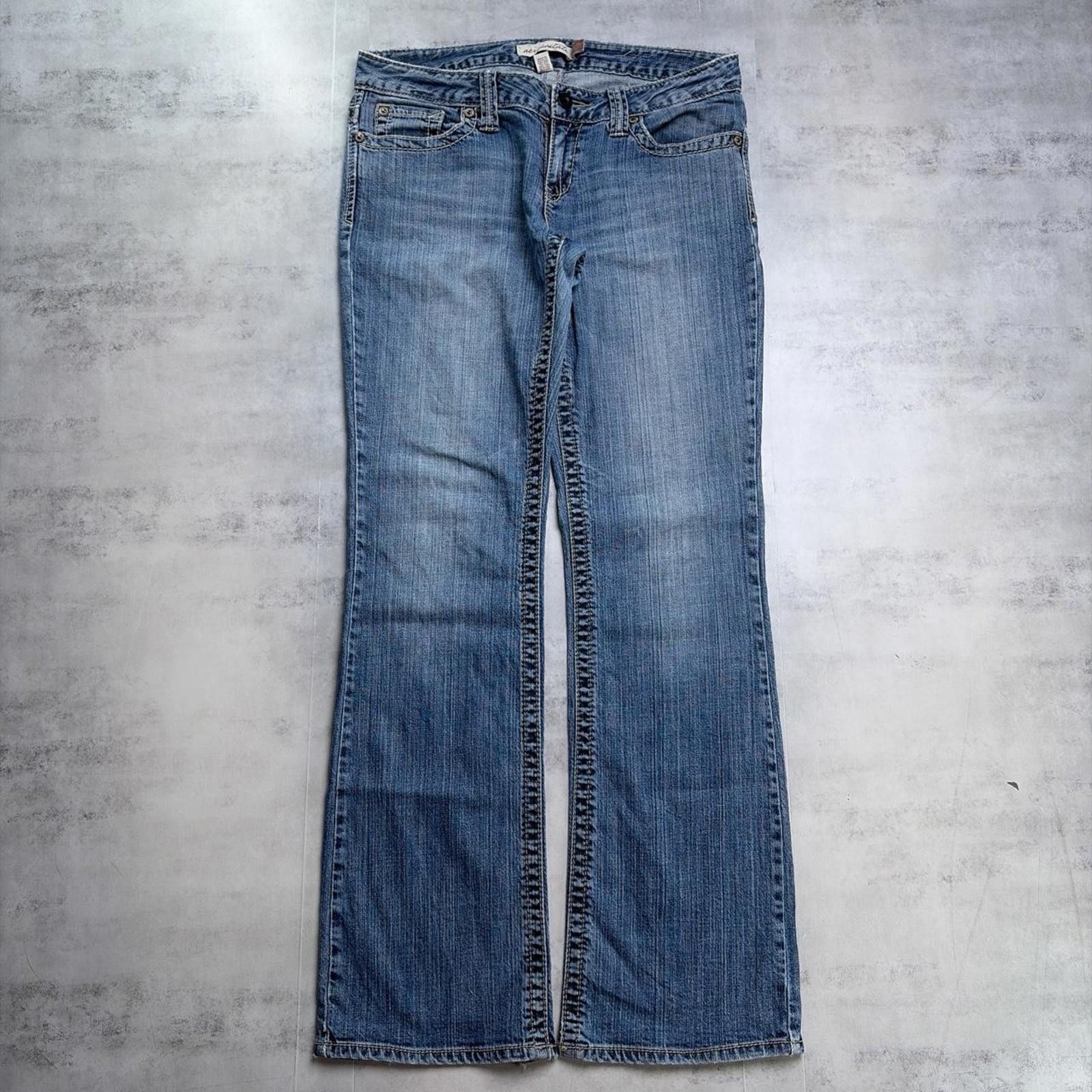 Aeropostale Y2K Aeropostale Grunge Flared Denim Jeans Size 30" / US 8 / IT 44 - 4 Thumbnail
