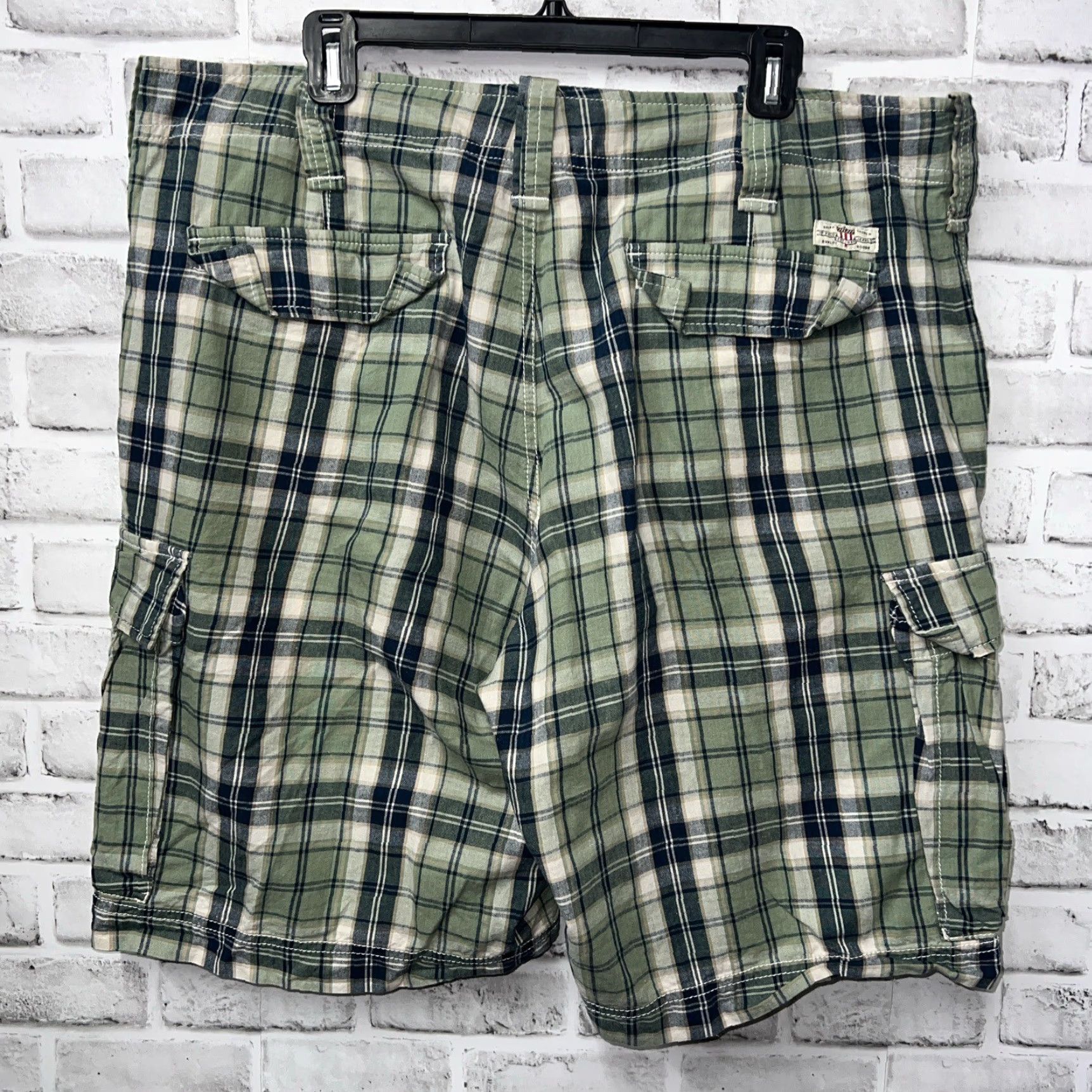 Polo Ralph Lauren Polo Ralph Lauren Green Plaid Cargo Shorts Mens Size 36 Size US M / EU 48-50 / 2 - 5 Thumbnail