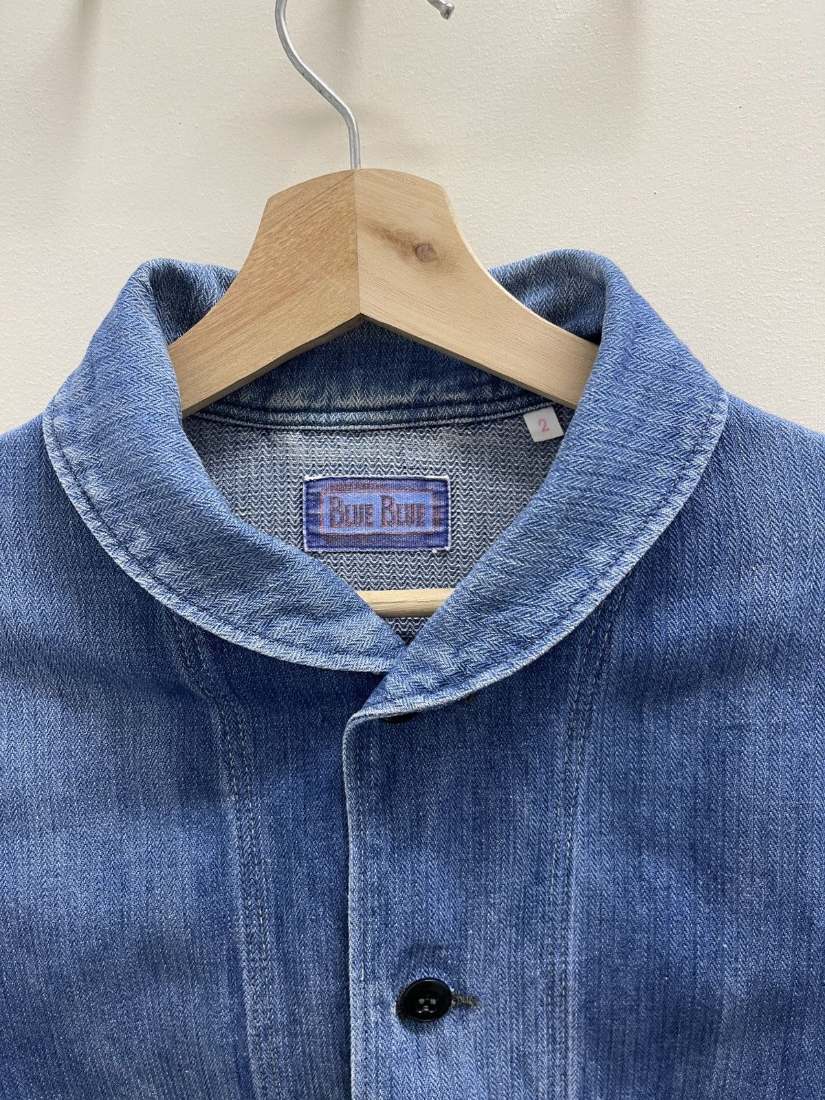 Blue Blue Japan Vintage Blue Blue Faded Denim Jacket Size US S / EU 44-46 / 1 - 12 Thumbnail