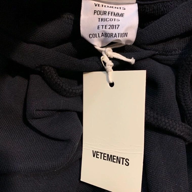 Vetements Vetements Black Ripped Hoodie XS Size Size US XS / EU 42 / 0 - 4 Thumbnail