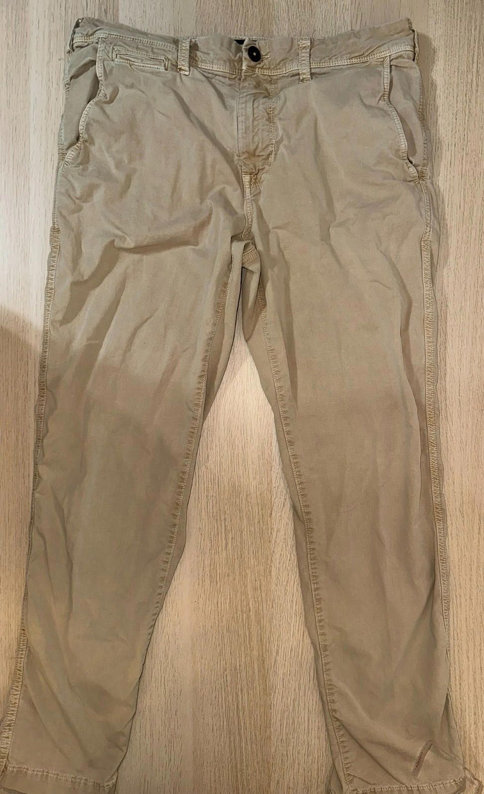 American Eagle Outfitters American Eagle 32x32 Khaki Stretch Pants Cotton Blend Size US M / EU 48-50 / 2 - 1 Thumbnail