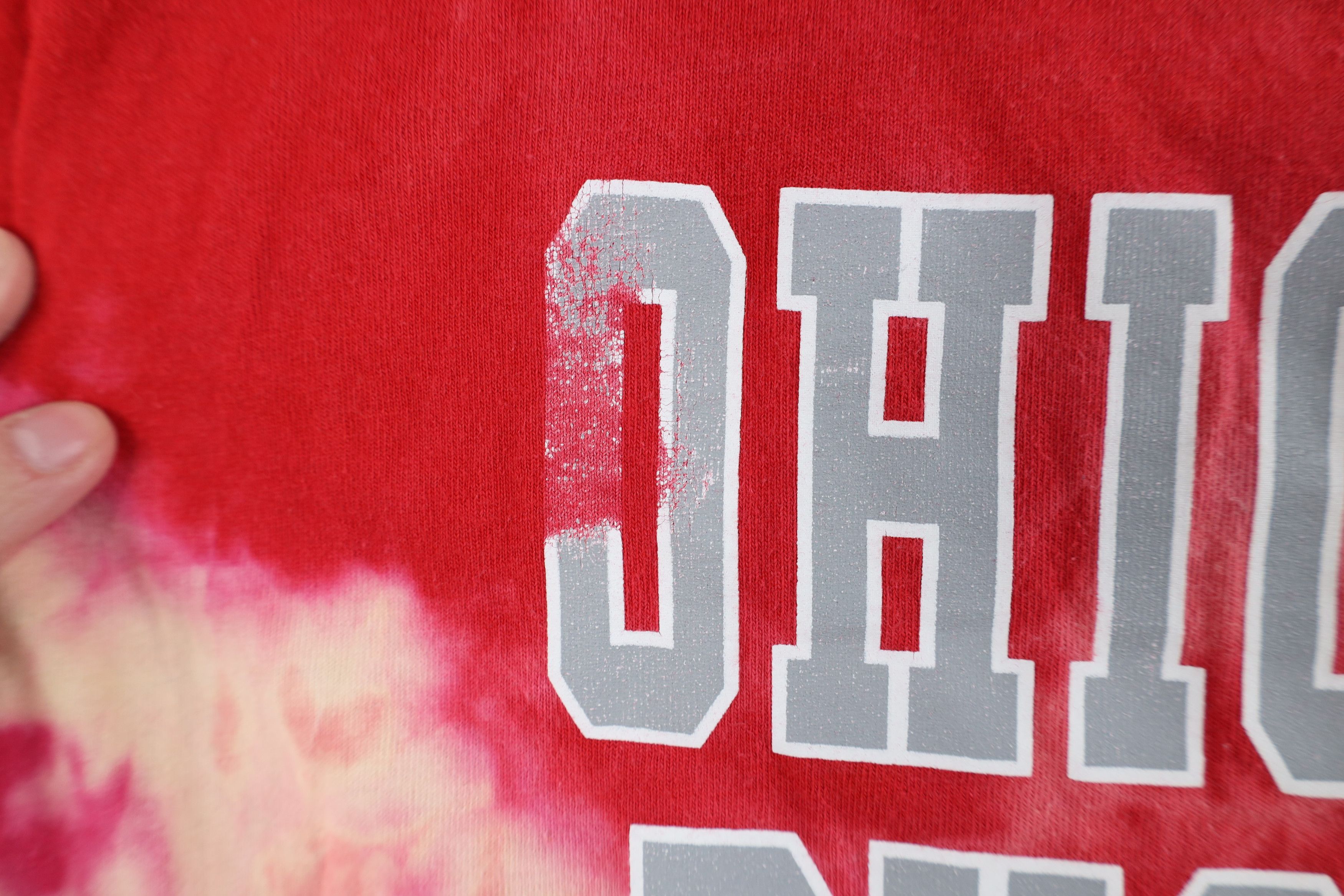Vintage Vintage Y2K Ohio State University Short Sleeve T-Shirt Red Size US L / EU 52-54 / 3 - 5 Thumbnail