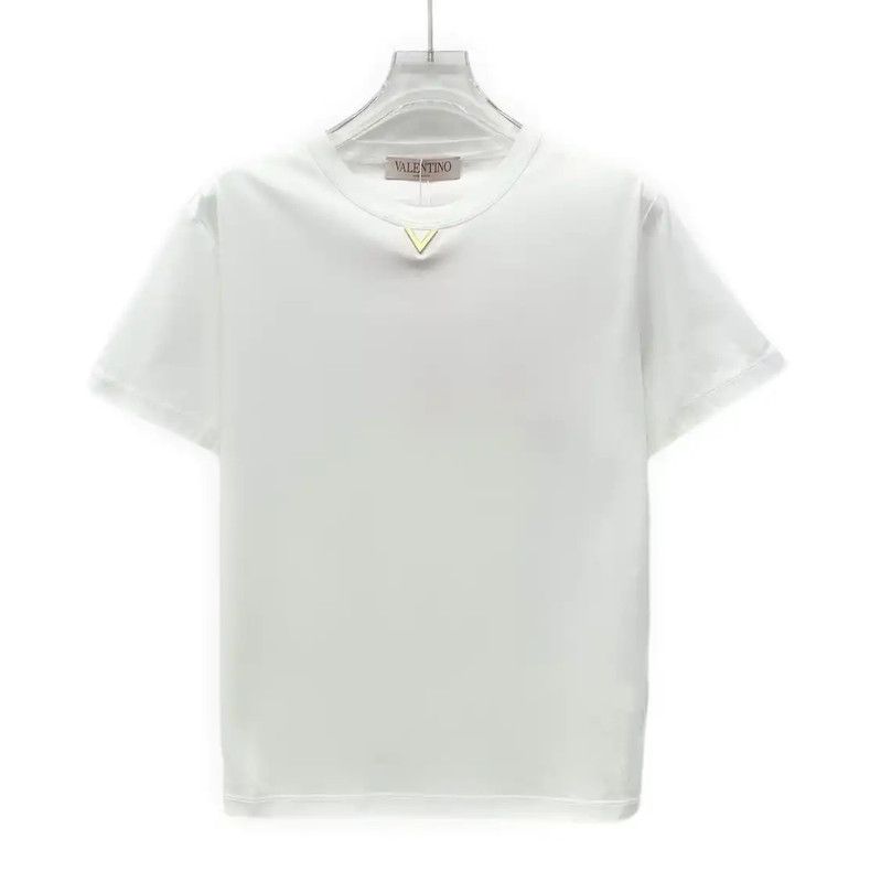 Valentino Valentino White Cotton T-Shirt for Women 0089 Size M / US 6-8 / IT 42-44 - 1 Thumbnail