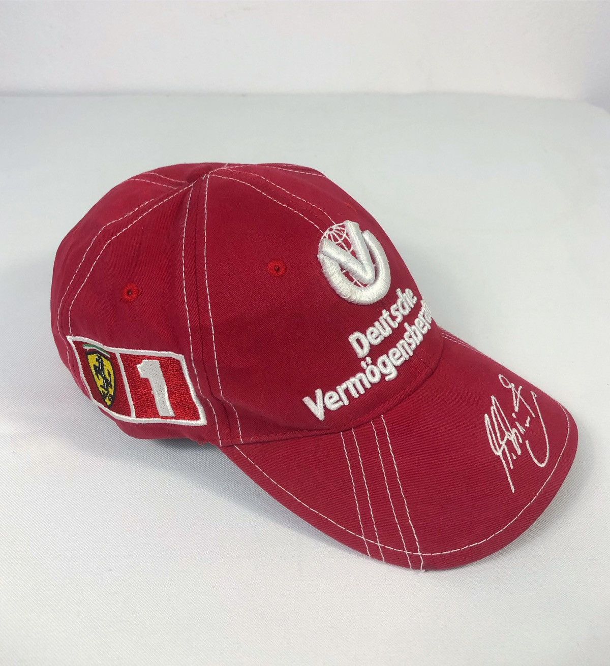 Ferrari × Formula 1 × Vintage Rare Vintage Ferrari Michael Schumacher Formula 1 Cap Hat Size ONE SIZE - 2 Thumbnail