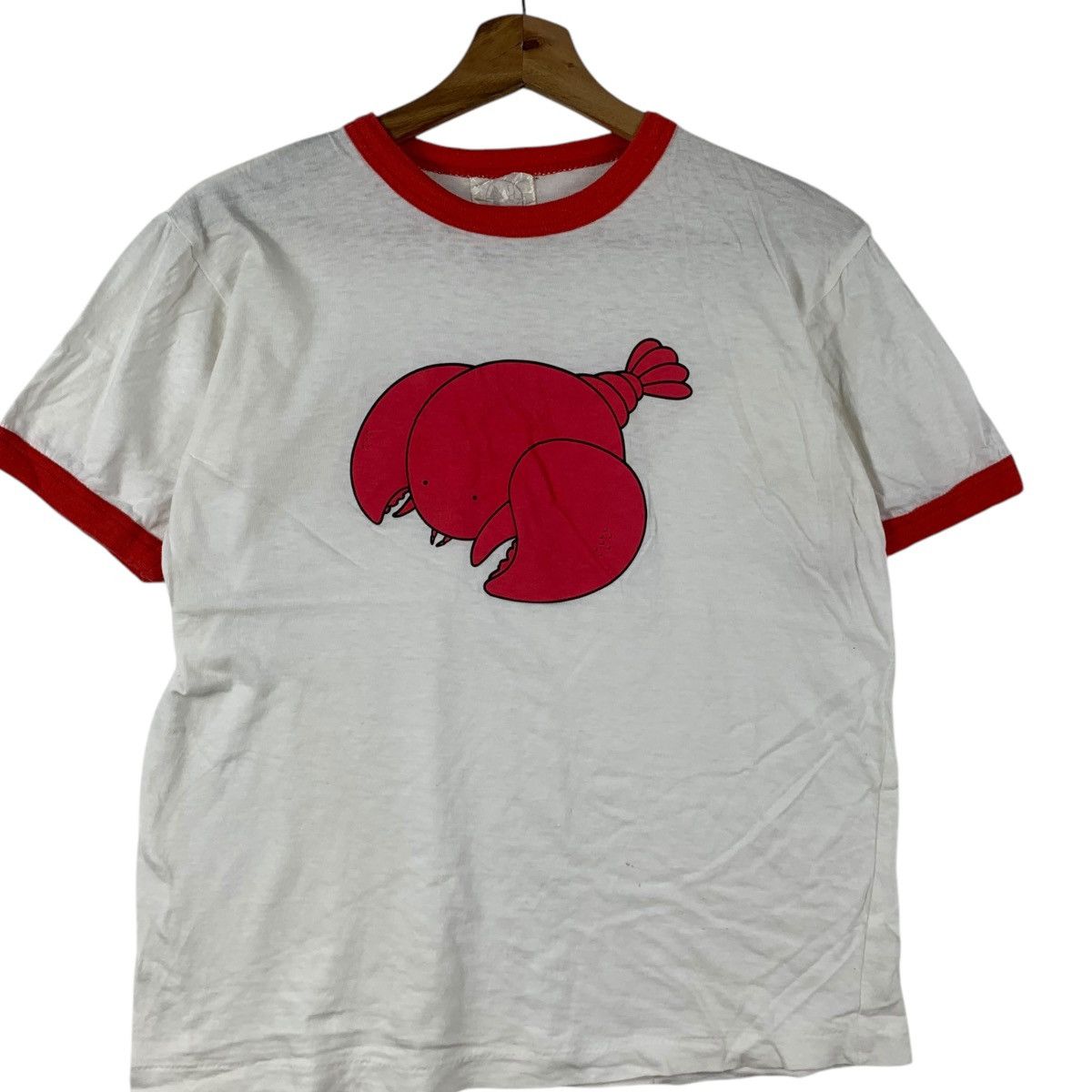 Vintage Vintage THE HIGH LOWS LOBSTER Matsumoto Hitoshi Tee Shirt Size US XS / EU 42 / 0 - 3 Thumbnail