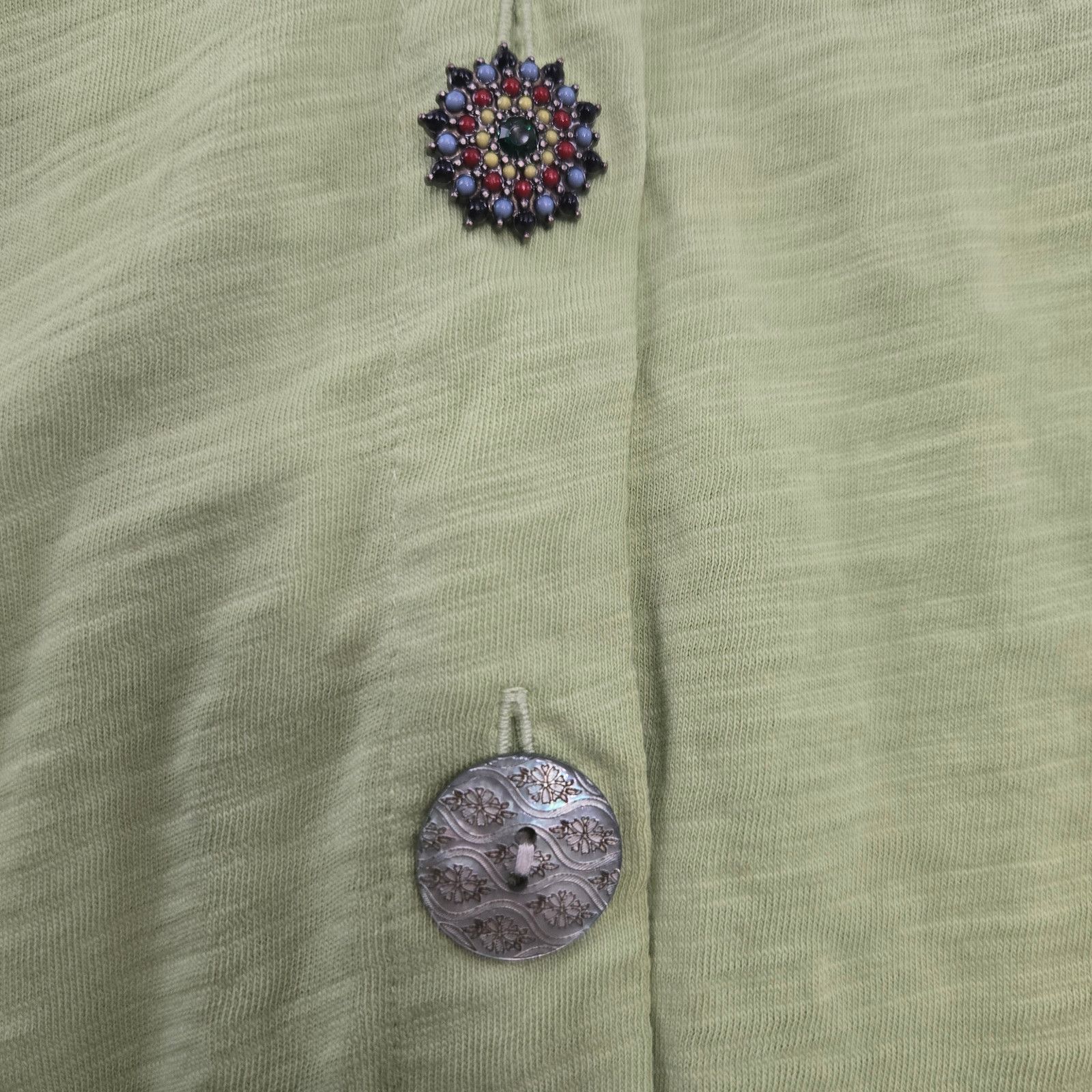Other Green Button Front Lightweight Cardigan Size Small Size S / US 4 / IT 40 - 5 Thumbnail