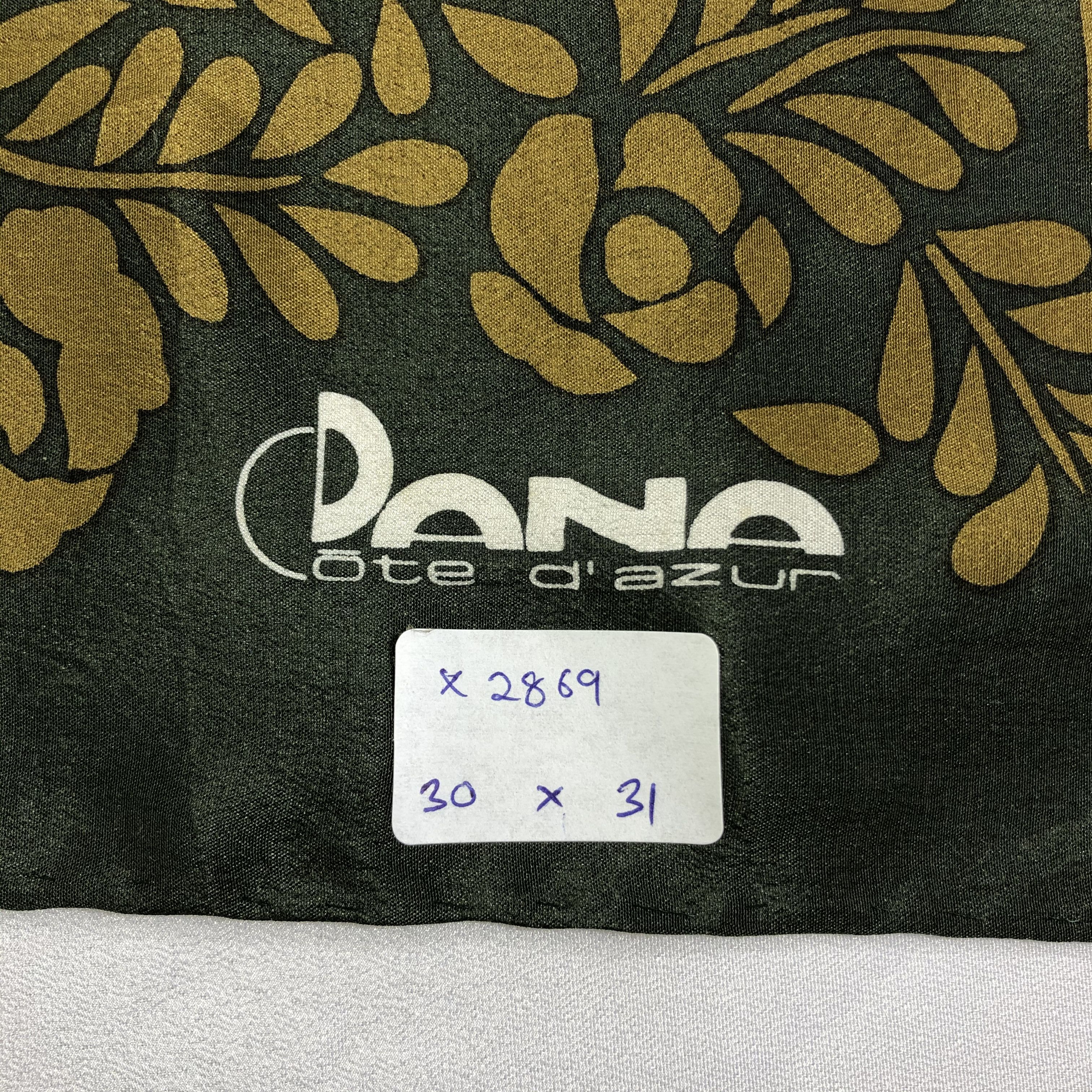 Vintage Vintage Dana Cote D'Azur Silk Scarf Size ONE SIZE - 6 Thumbnail