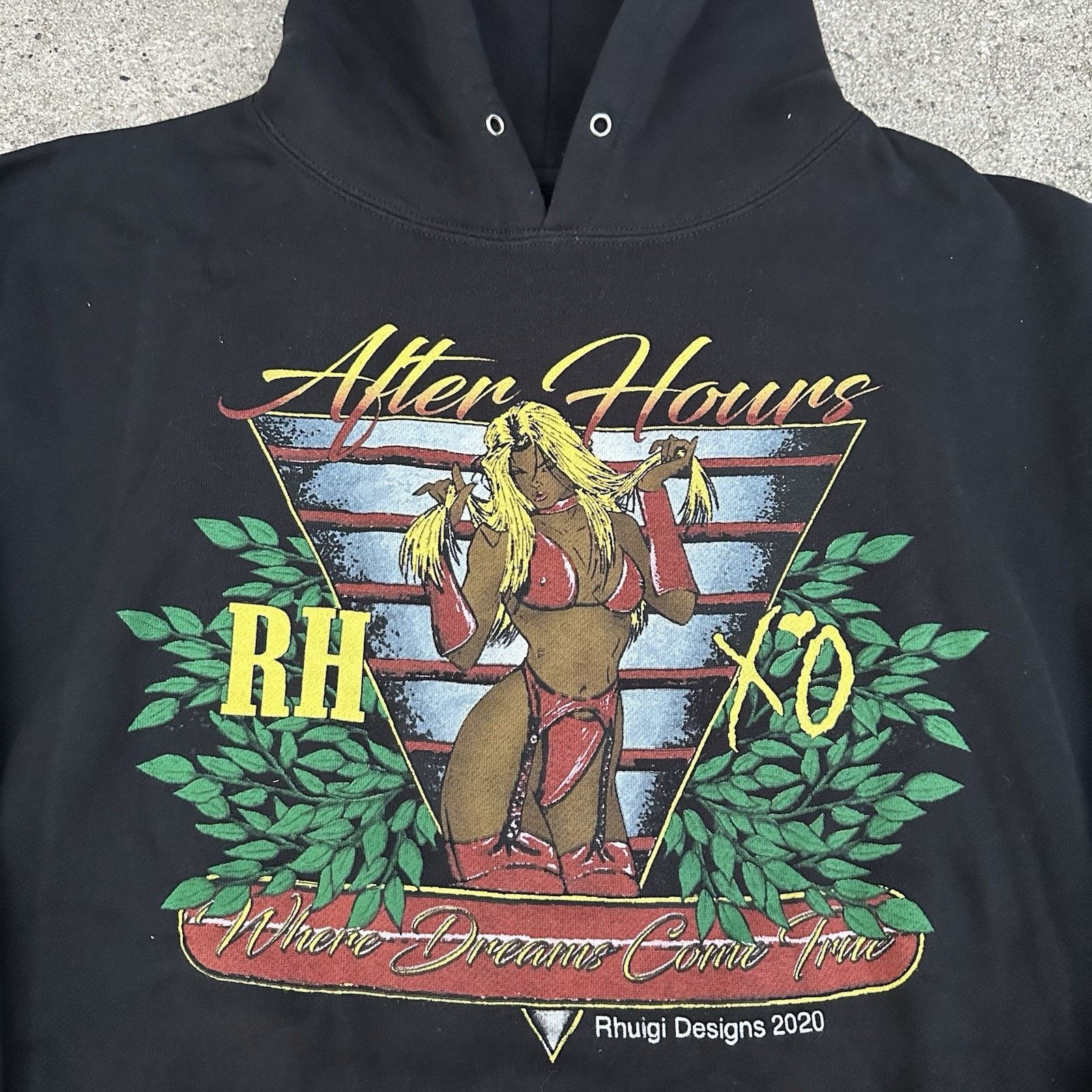 Rhude × The Weeknd × XO NWOT Rhude Rhuigi x The Weeknd XO “After Hours” Hoodie Large Size US L / EU 52-54 / 3 - 1 Thumbnail