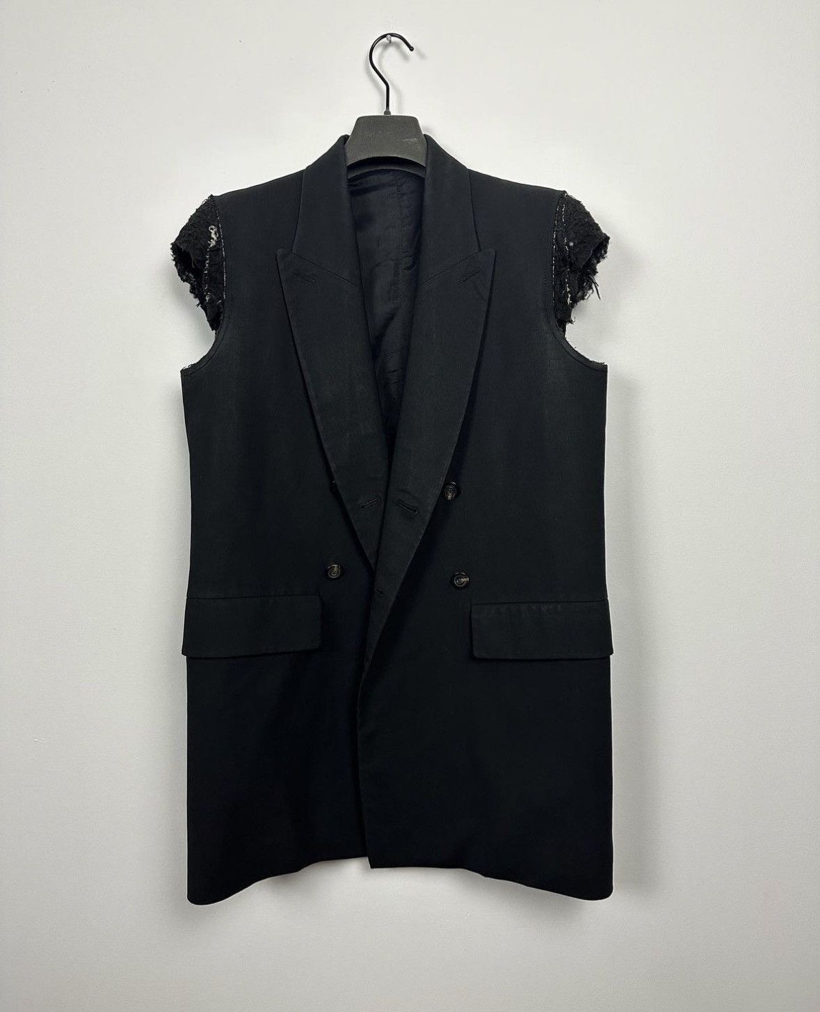 Rick Owens SS18 'DIRT' Sleeveless Blazer | Grailed