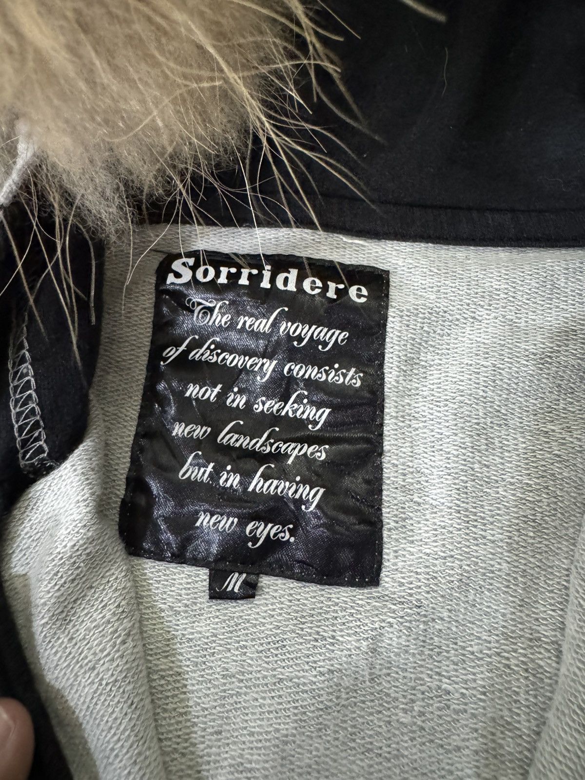 Japanese Brand FUR HOODIE BY SORRIDERE SPARKS LIKE LGB STYLE Size US S / EU 44-46 / 1 - 5 Thumbnail