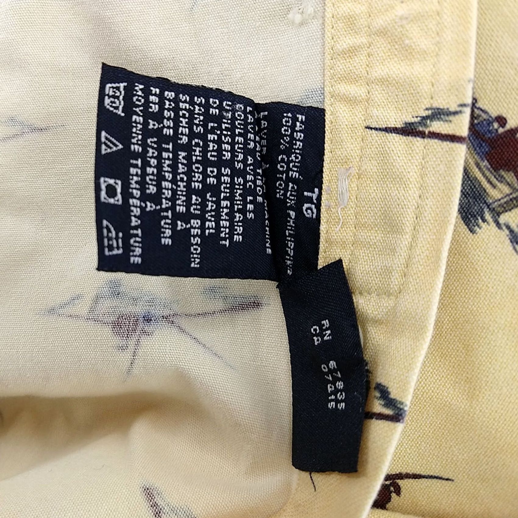 Nautica Nautica Shirt Mens XL Yellow Button-Up Graphic Print 90s Logo Vintage Size US XL / EU 56 / 4 - 7 Thumbnail