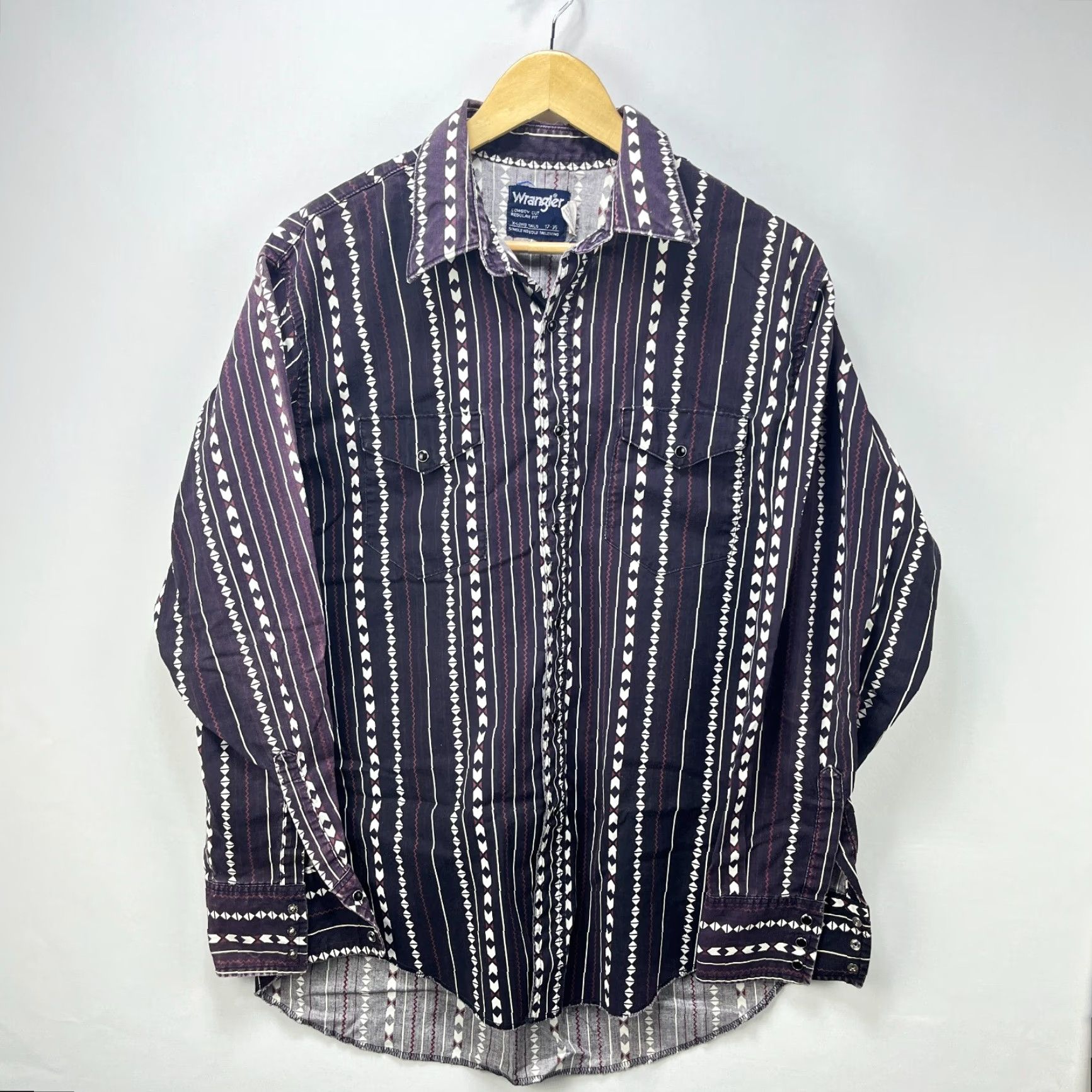Wrangler VINTAGE 90s Wrangler Western Button Up Long Sleeve Shirt XL Mens White 90s Wrangler Button-Up Shirt XL Mens White Size US XL / EU 56 / 4 - 2 Thumbnail