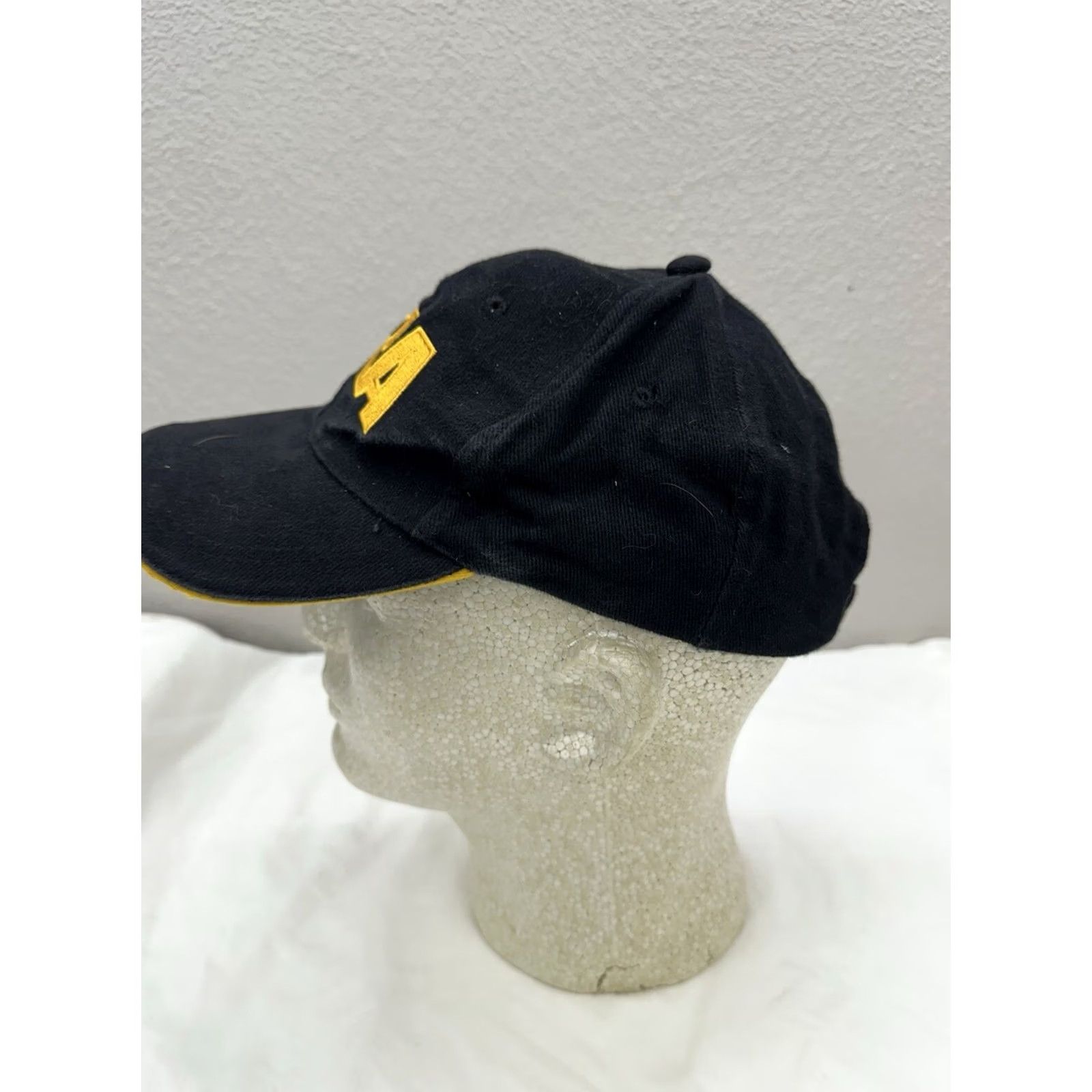 Vintage Unbranded NRA Baseball Hat Black Yellow American Flag Embroidered Adjustable Cap Size ONE SIZE - 4 Thumbnail
