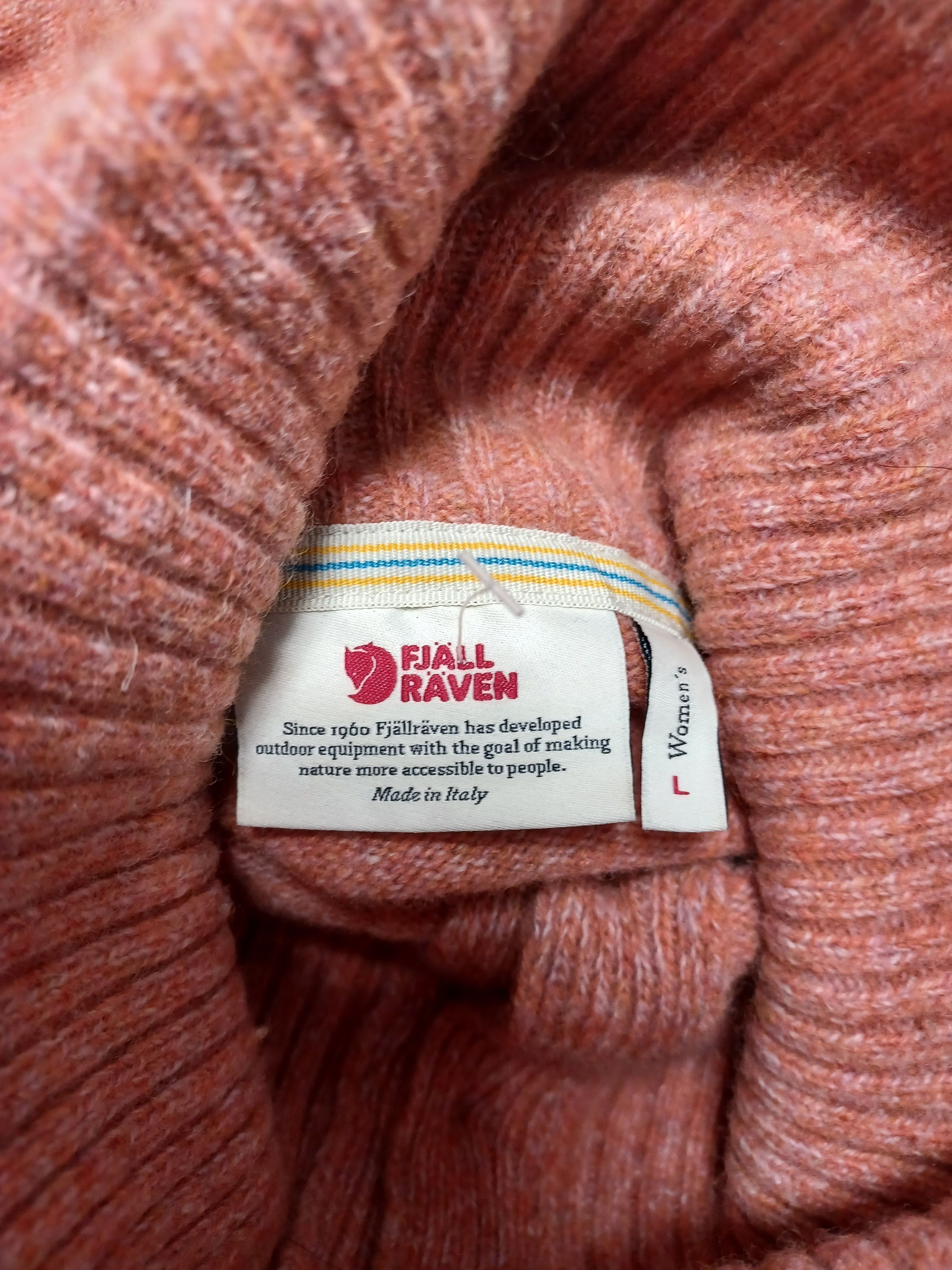 Fjallraven WOOL MADE IN ITALY LADY`S FJALLRAVEN SWEATER GOLF Size L / US 10 / IT 46 - 4 Thumbnail