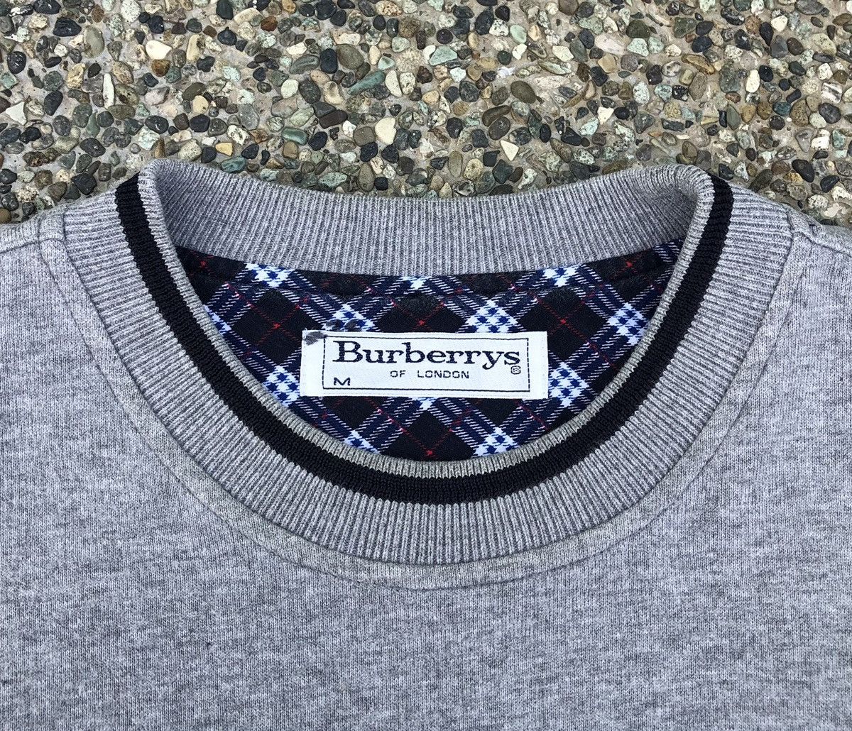 Burberry Burberrys Embroidery Logo Grey Sweatshirts Size US M / EU 48-50 / 2 - 12 Thumbnail