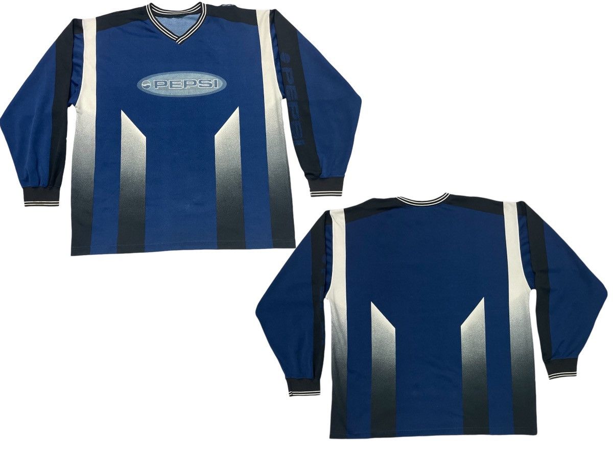 Pepsi 90s PEPSI RACING JERSEY HIPHOP STYLE RARE SINGLE STITCH Size US XXL / EU 58 / 5 - 1 Thumbnail