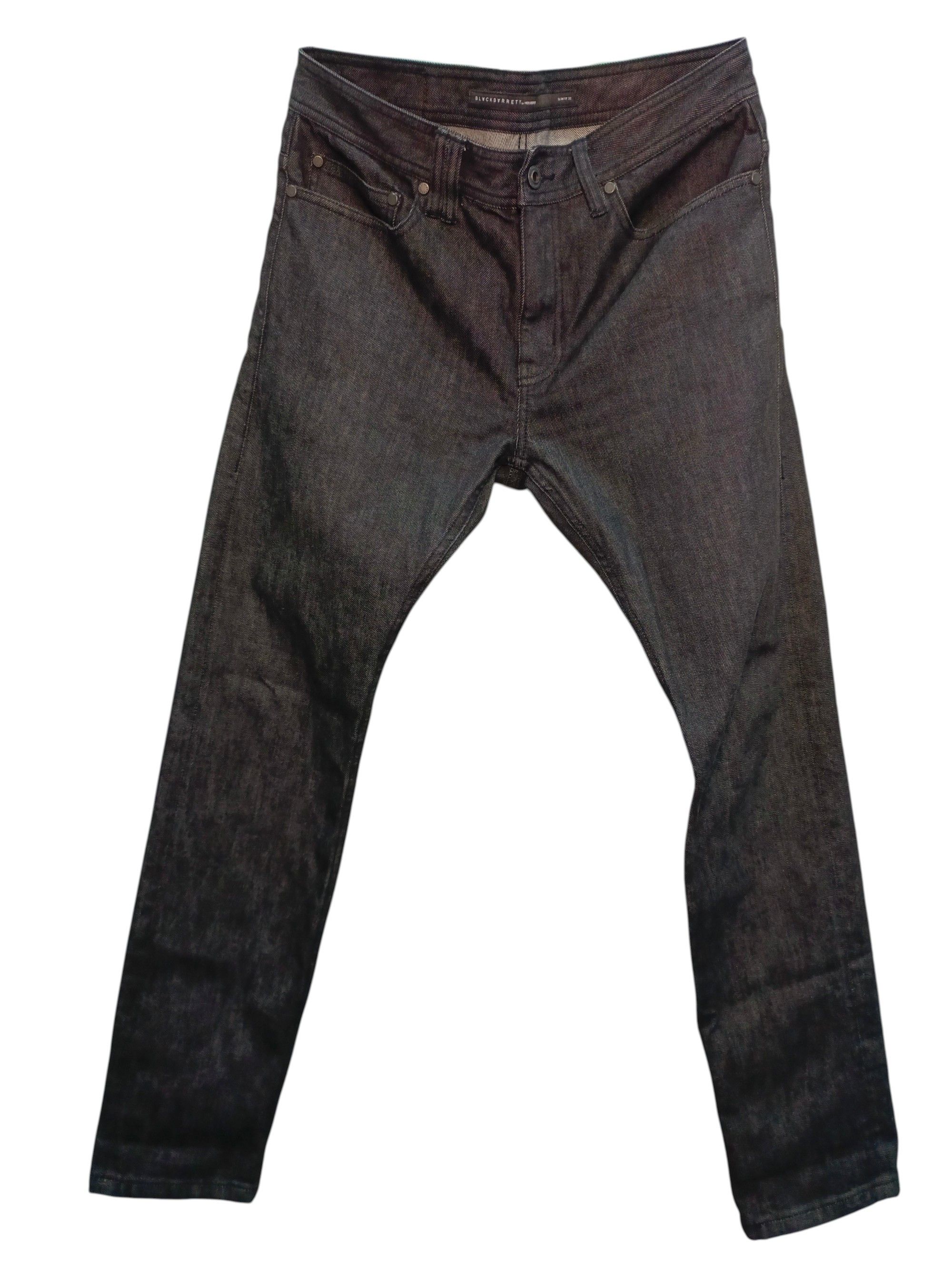 Neil Barrett Neil Barret Black Barret Selvedge Slim Jeans Size US 32 / EU 48 - 1 Thumbnail