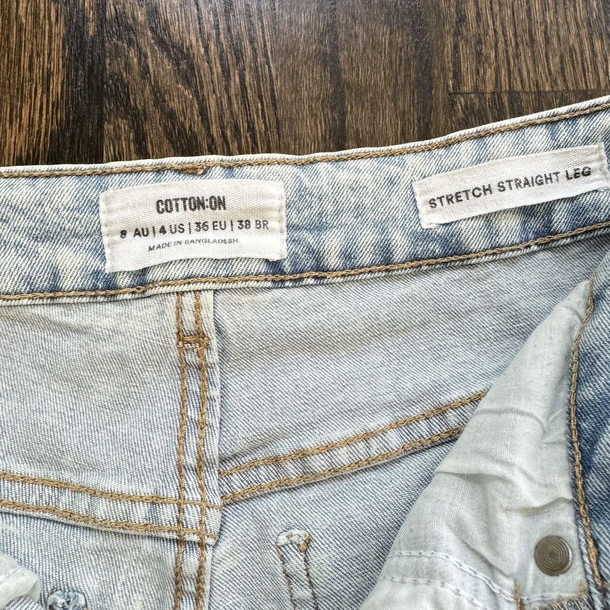Cotton On Cotton On Stretch Straight Leg Jeans (Size 4) Size 27" / US 4 / IT 40 - 3 Thumbnail