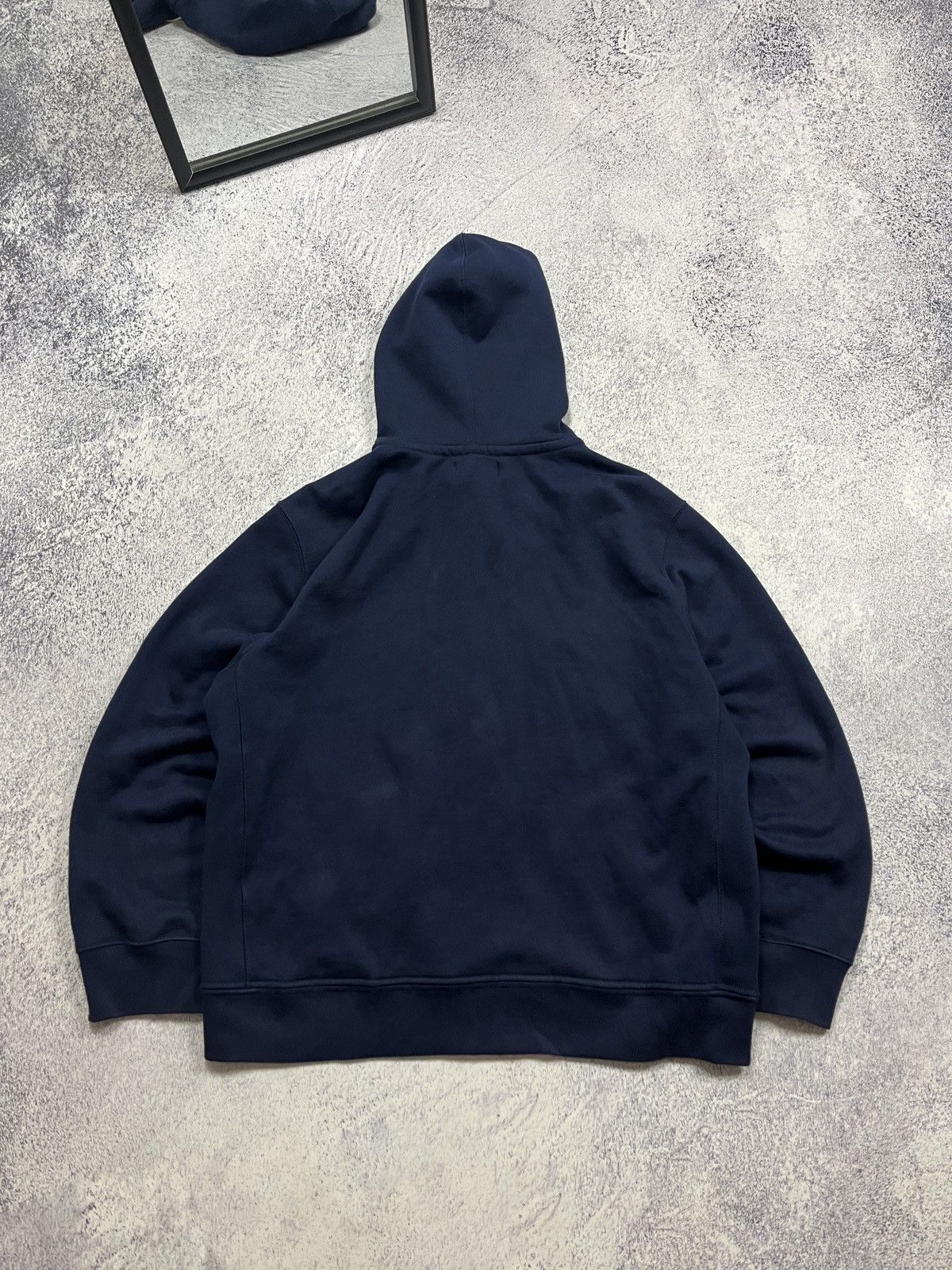 Polo Ralph Lauren × Vintage Polo Ralph Lauren Vintage Y2k Navy Red Pony Zip Hoodie Rare Size US XXL / EU 58 / 5 - 6 Thumbnail