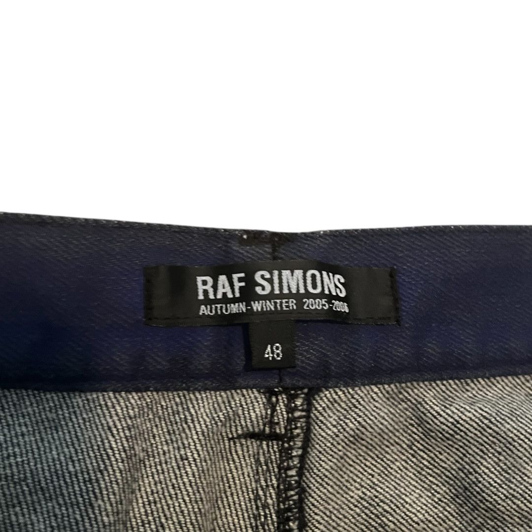 Designer × Raf Simons Raf Simons AW05 History of my World Indigo Denim Size US 32 / EU 48 - 2 Thumbnail