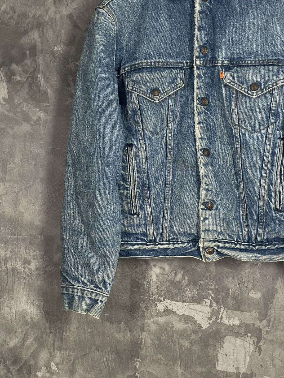 Levi's Vintage Levi’s Sherpa lined Trucker jacket made in Italy Size US L / EU 52-54 / 3 - 5 Thumbnail