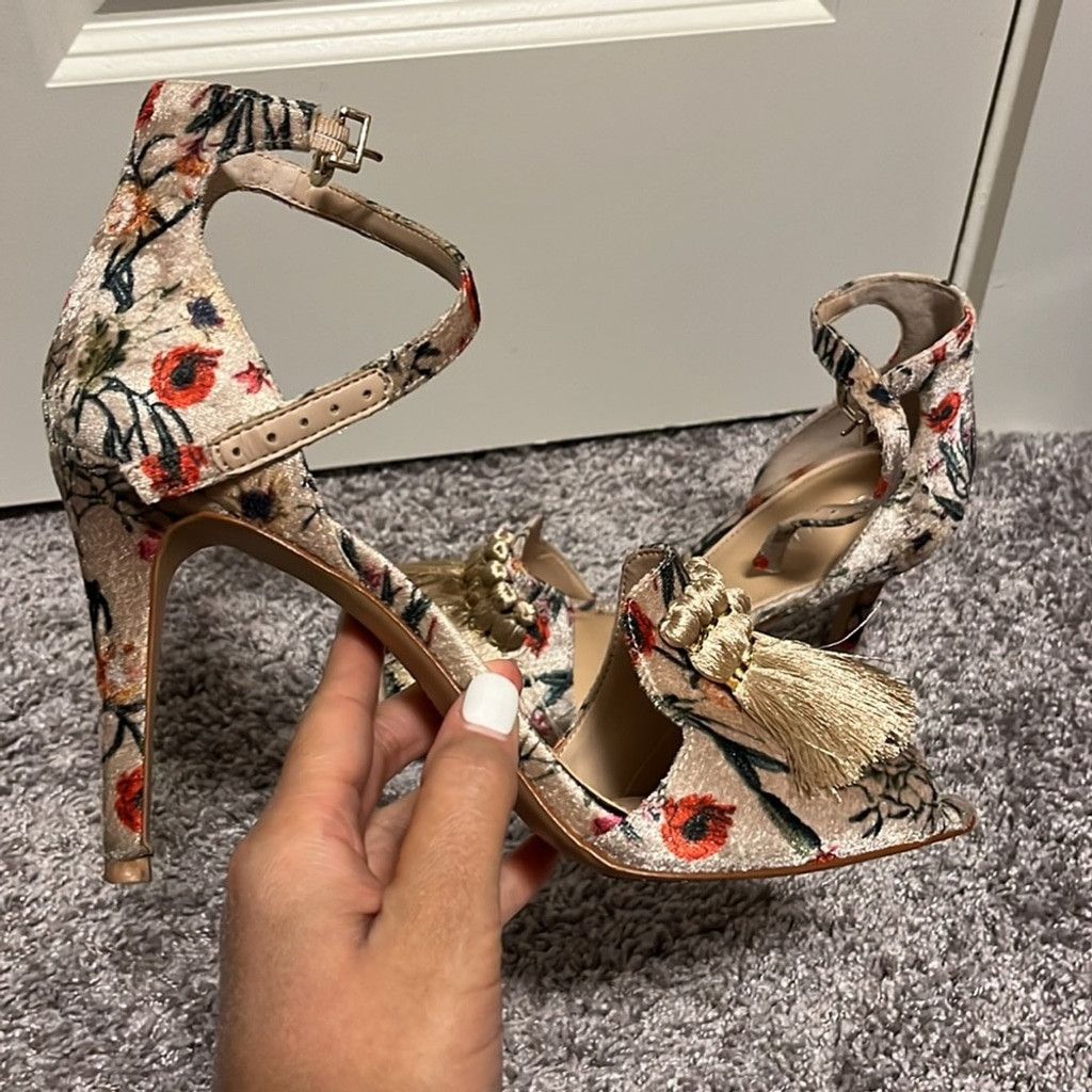 Unknown London Gianni Bini Marrako Natural Heels - W 10 Size US 10 / IT 40 - 5 Thumbnail