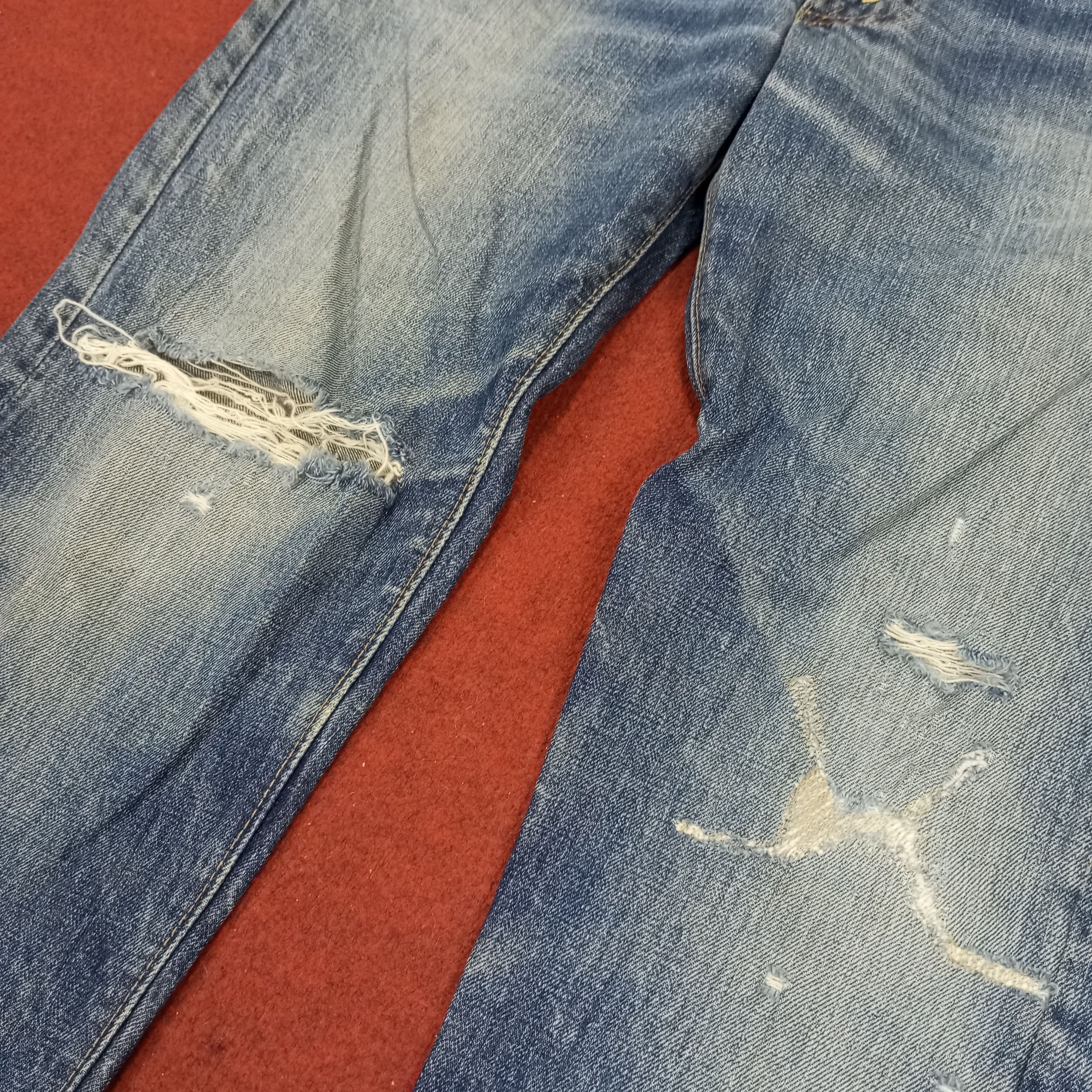 Levi's × Vintage Levis Distressed Jeans Streetwear Style Size US 29 - 15 Thumbnail