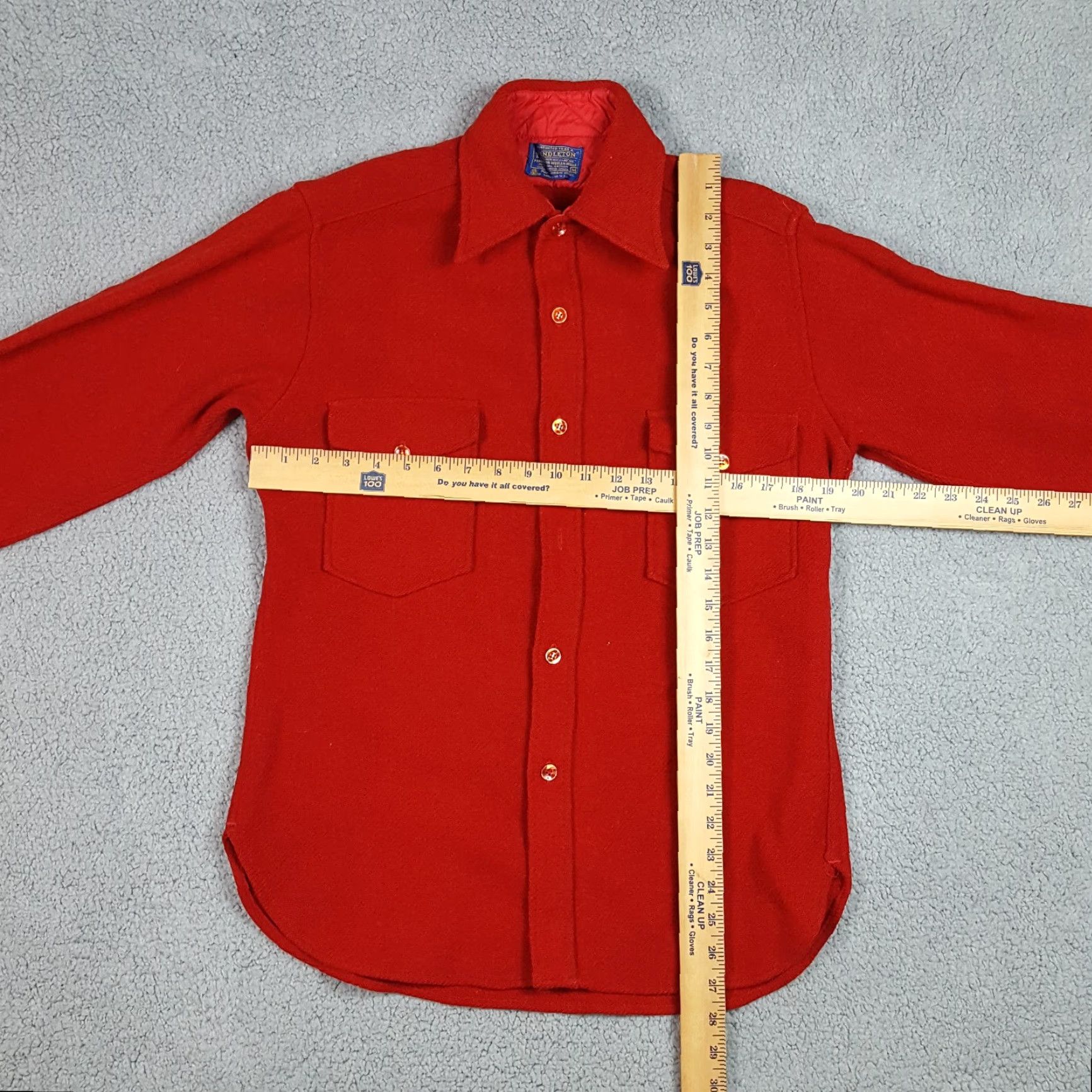 Pendleton Vintage Pendleton USA Men's Medium Button-Up Shirt 70s Herringbone Wool Collared Retro Casual Size US M / EU 48-50 / 2 - 7 Thumbnail